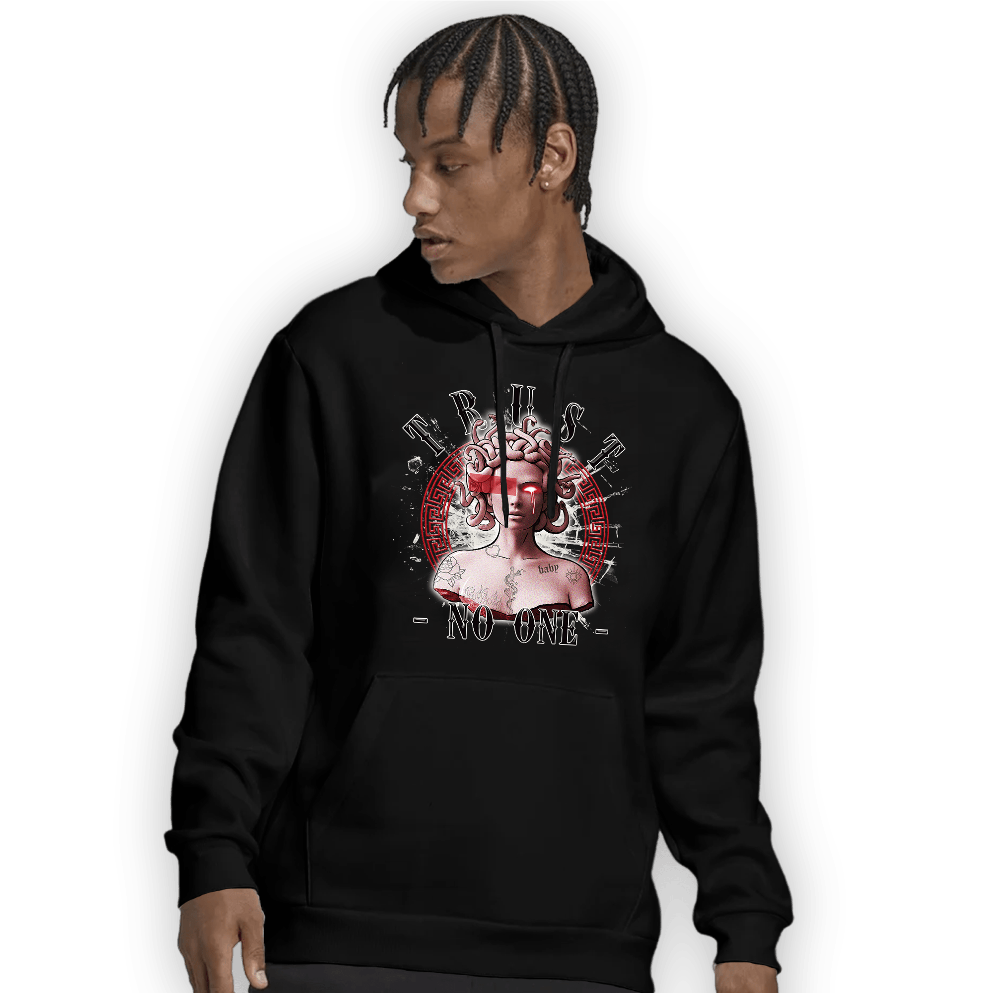 Low OG Trophy Room 1s Hoodie Match Trust No One Medusa - NastyJamz