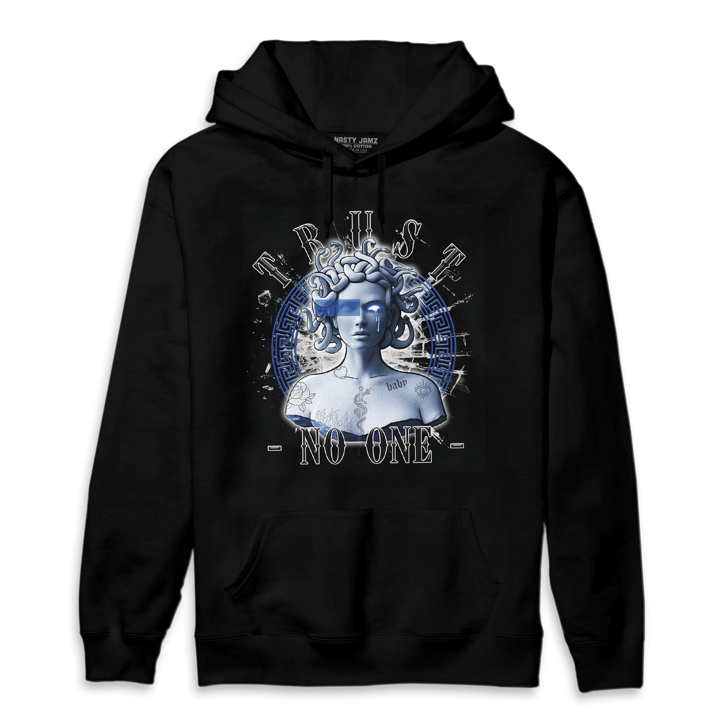 Air Max 1 86 Royal Hoodie Match Trust No One Medusa - NastyJamz