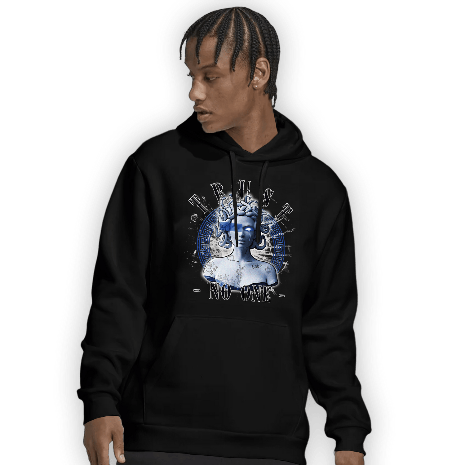 Air Max 1 86 Royal Hoodie Match Trust No One Medusa - NastyJamz