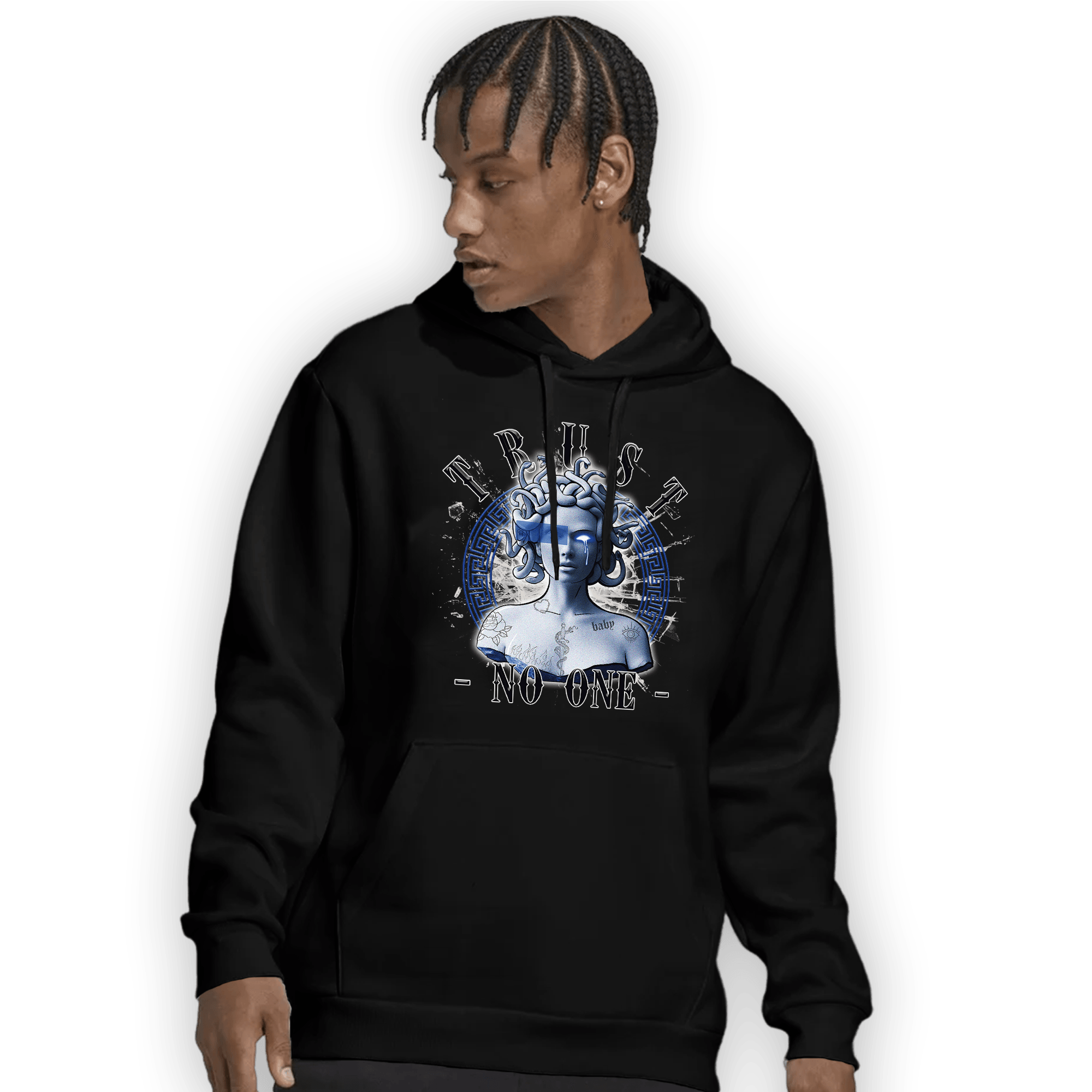 Air Max 1 86 Royal Hoodie Match Trust No One Medusa - NastyJamz