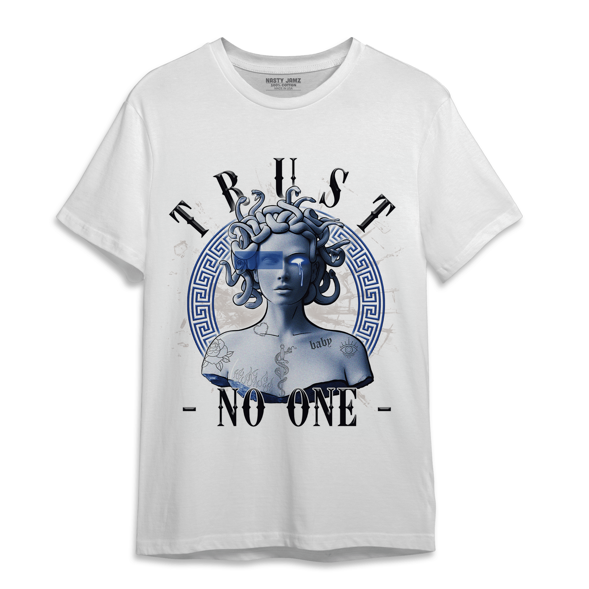 Air Max 1 86 Royal T Shirt Match Trust No One Medusa - NastyJamz