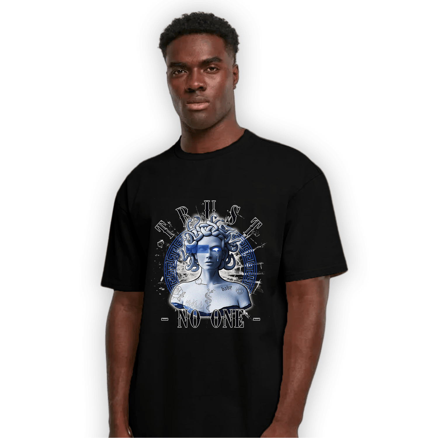 Air Max 1 86 Royal T Shirt Match Trust No One Medusa - NastyJamz
