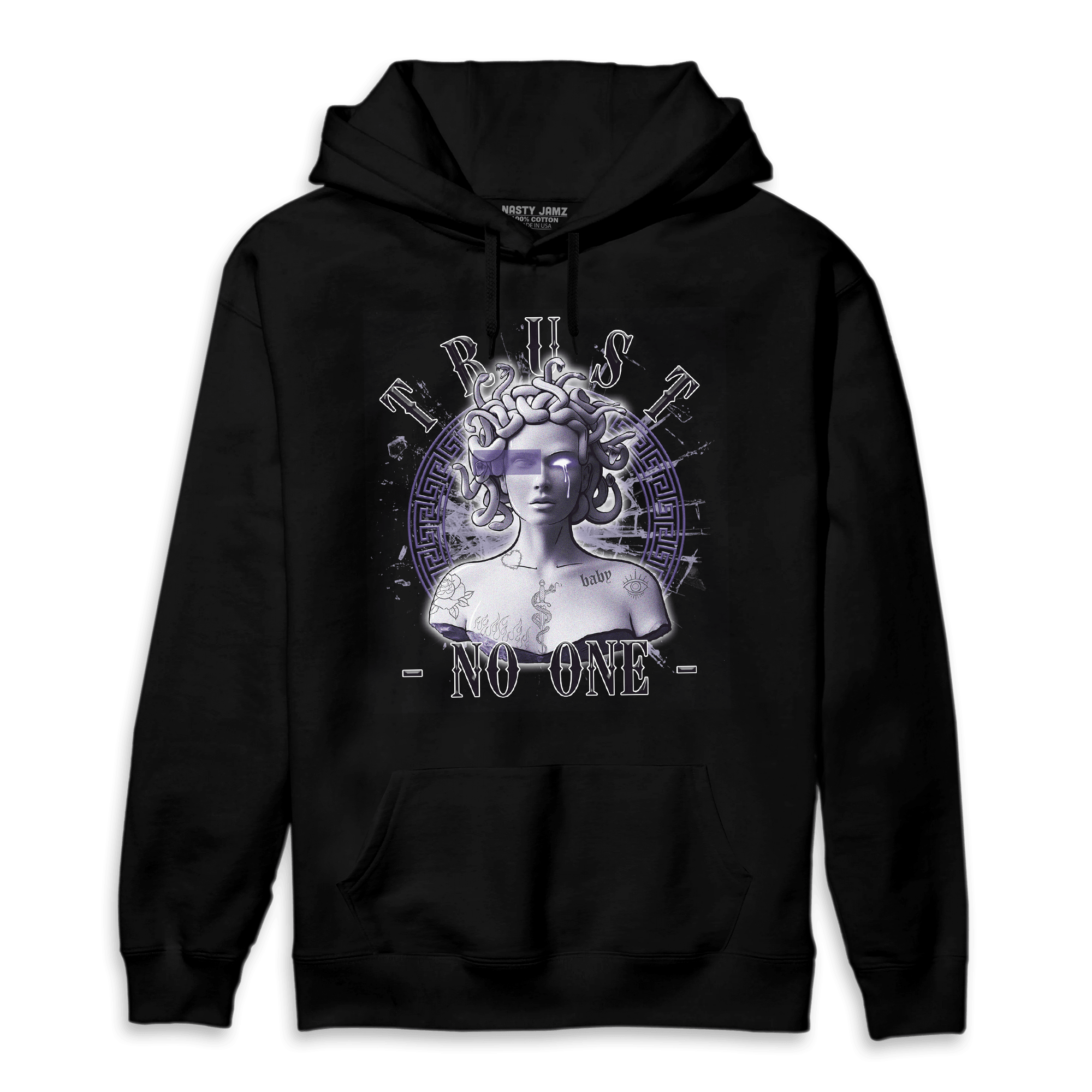Dunk Low Plum Hoodie Match Trust No One Medusa - NastyJamz