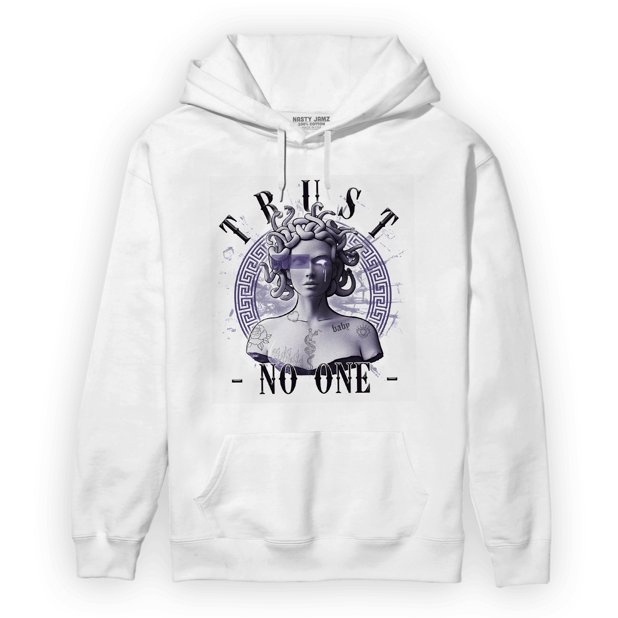 Dunk Low Plum Hoodie Match Trust No One Medusa - NastyJamz