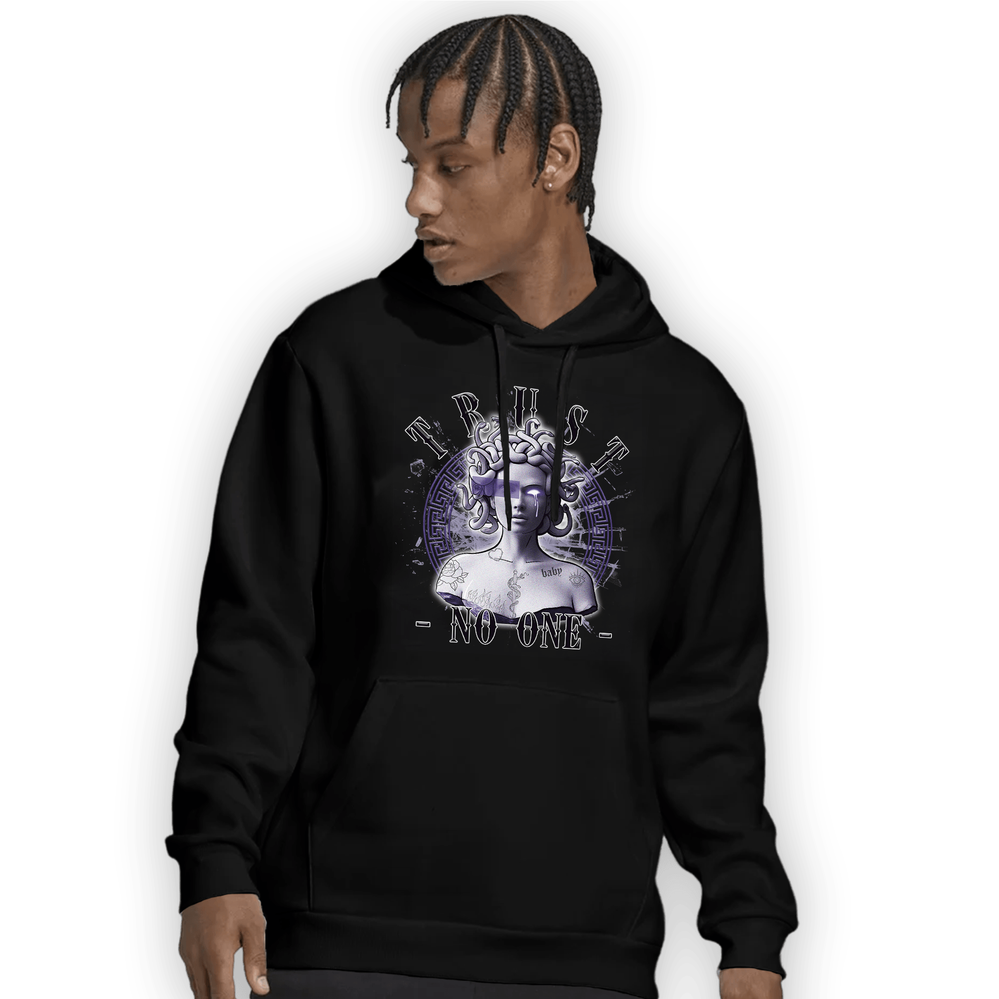 Dunk Low Plum Hoodie Match Trust No One Medusa - NastyJamz