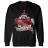 Retro Red Taxi 12s Sweatshirt Match Trust No One Old School - NastyJamz