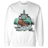 High OG Green Glow 1s Sweatshirt Match Trust No One Old School - NastyJamz