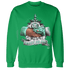 High OG Green Glow 1s Sweatshirt Match Trust No One Old School - NastyJamz