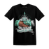 High OG Green Glow 1s T Shirt Match Trust No One Old School - NastyJamz