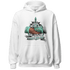 High OG Green Glow 1s Hoodie Match Trust No One Old School - NastyJamz