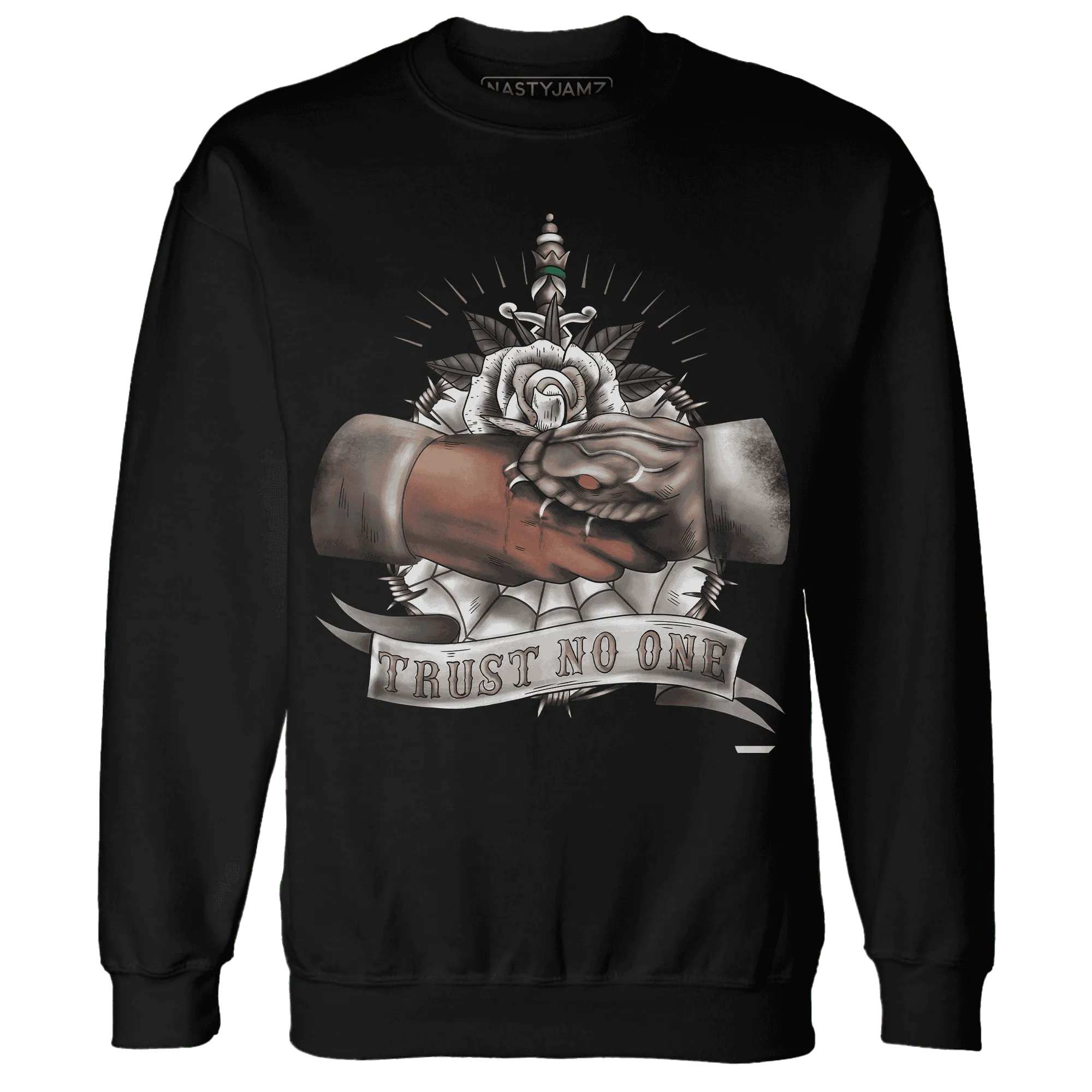 NastyJamz-Low-Mocha-1s-Sweatshirt-Match-Trust-No-One-Old-School