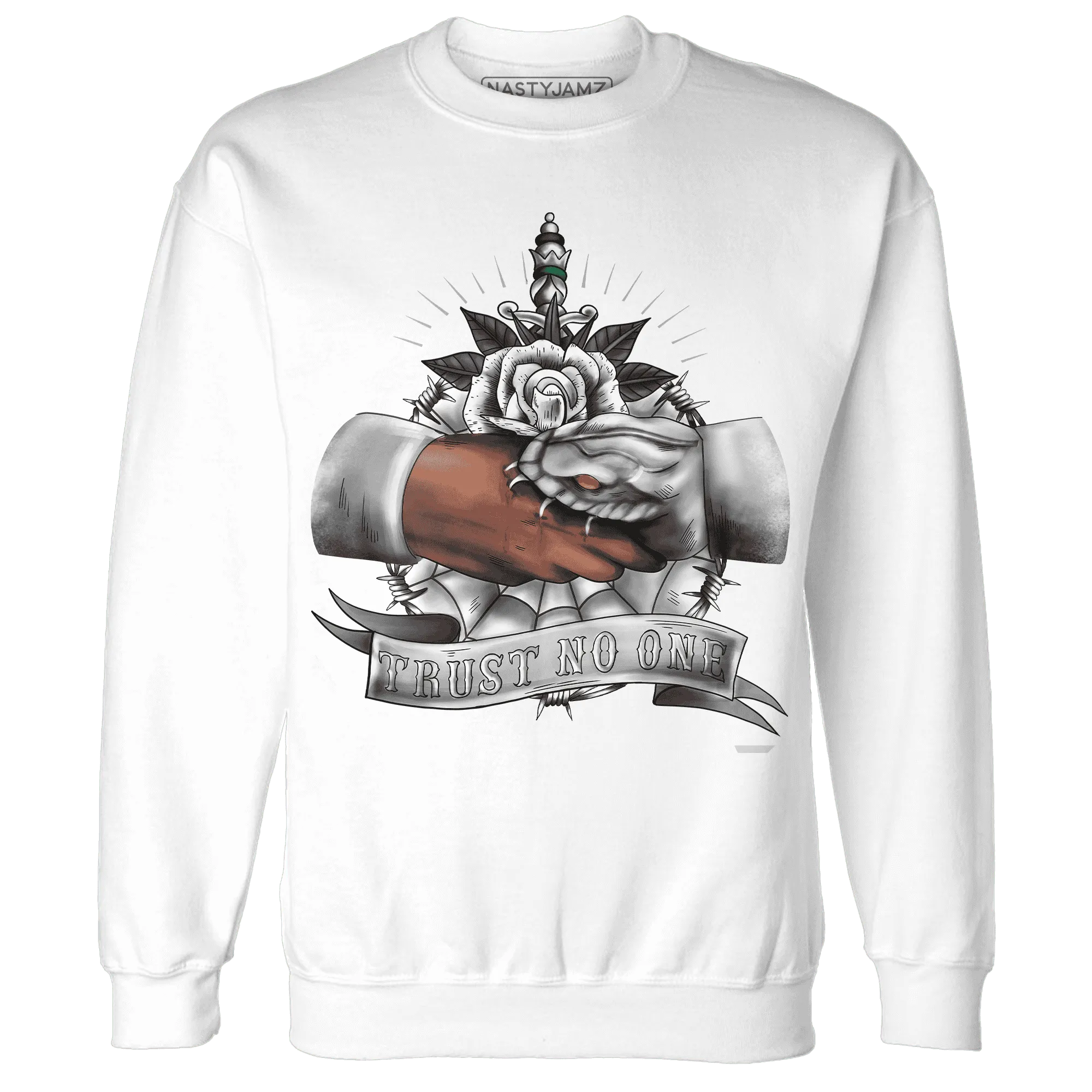 Wolf-Grey-1s-Sweatshirt-Match-Trust-No-One-Old-School