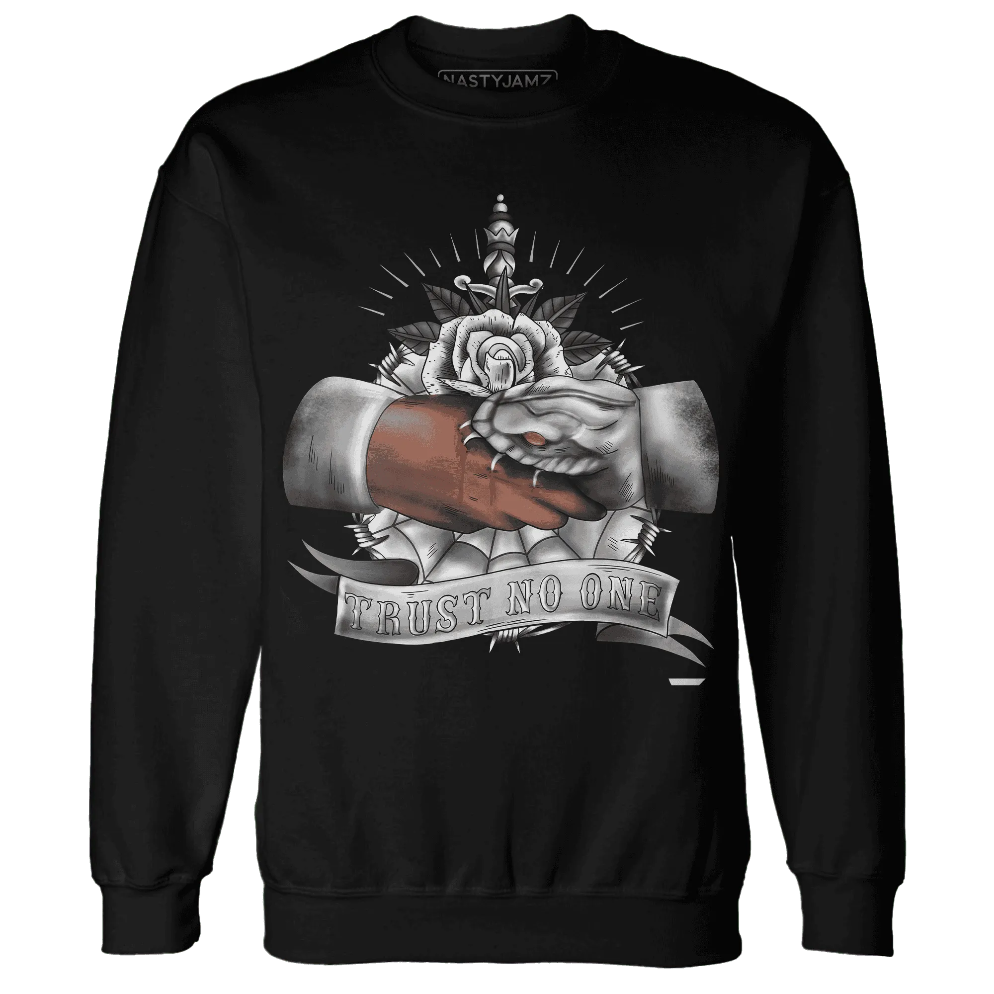 Wolf-Grey-1s-Sweatshirt-Match-Trust-No-One-Old-School