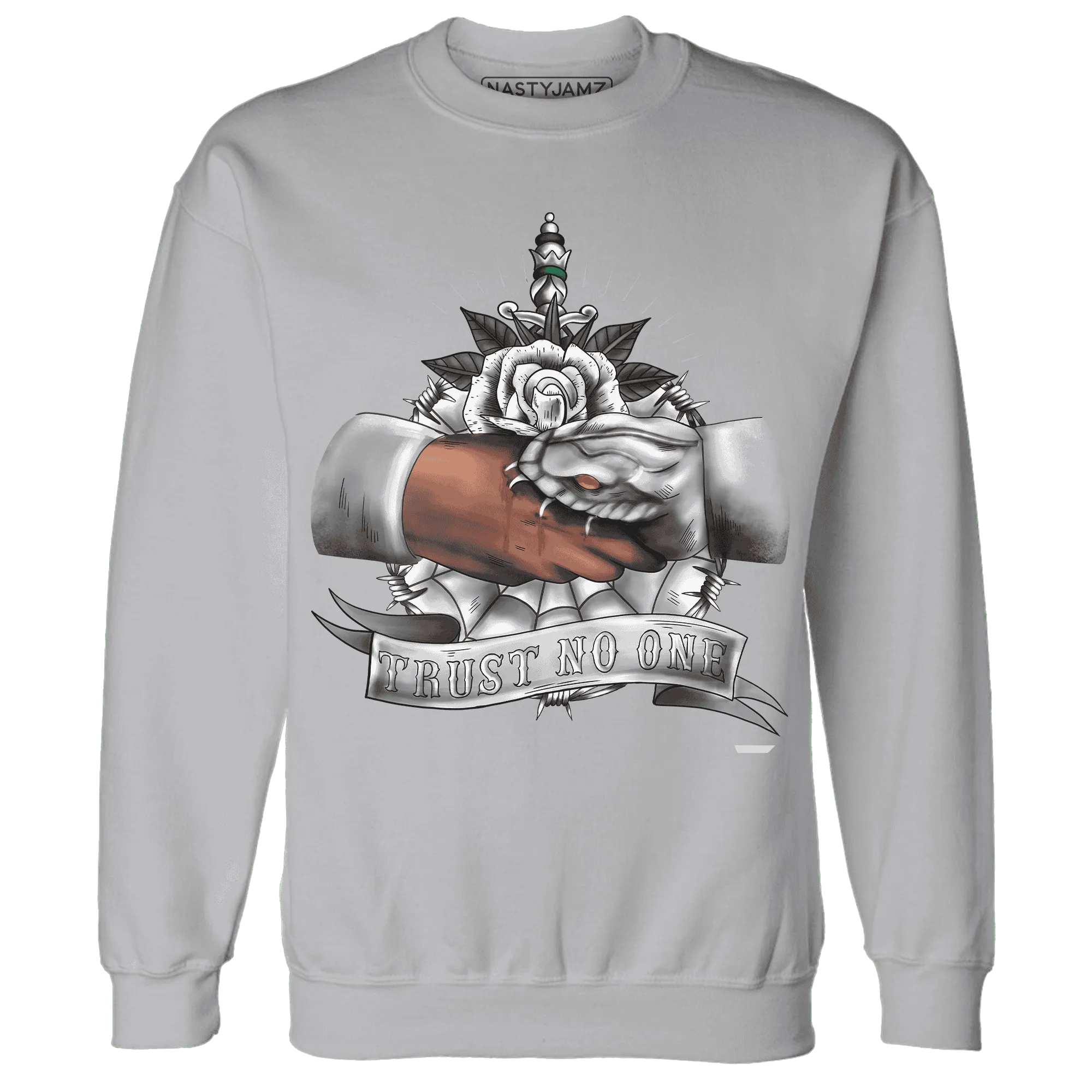 Wolf-Grey-1s-Sweatshirt-Match-Trust-No-One-Old-School