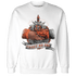 Georgia Peach 3s Sweatshirt Match Trust No One Old School - NastyJamz