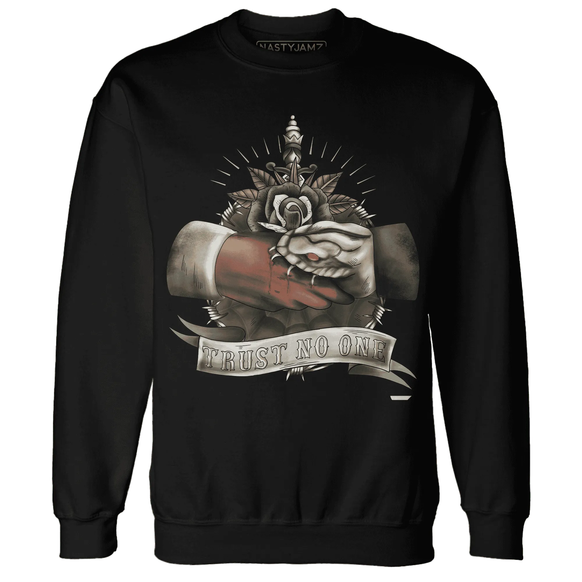 AM-1-Essential-Premium-NastyJamz-Sweatshirt-Match-Trust-No-One-Old-School