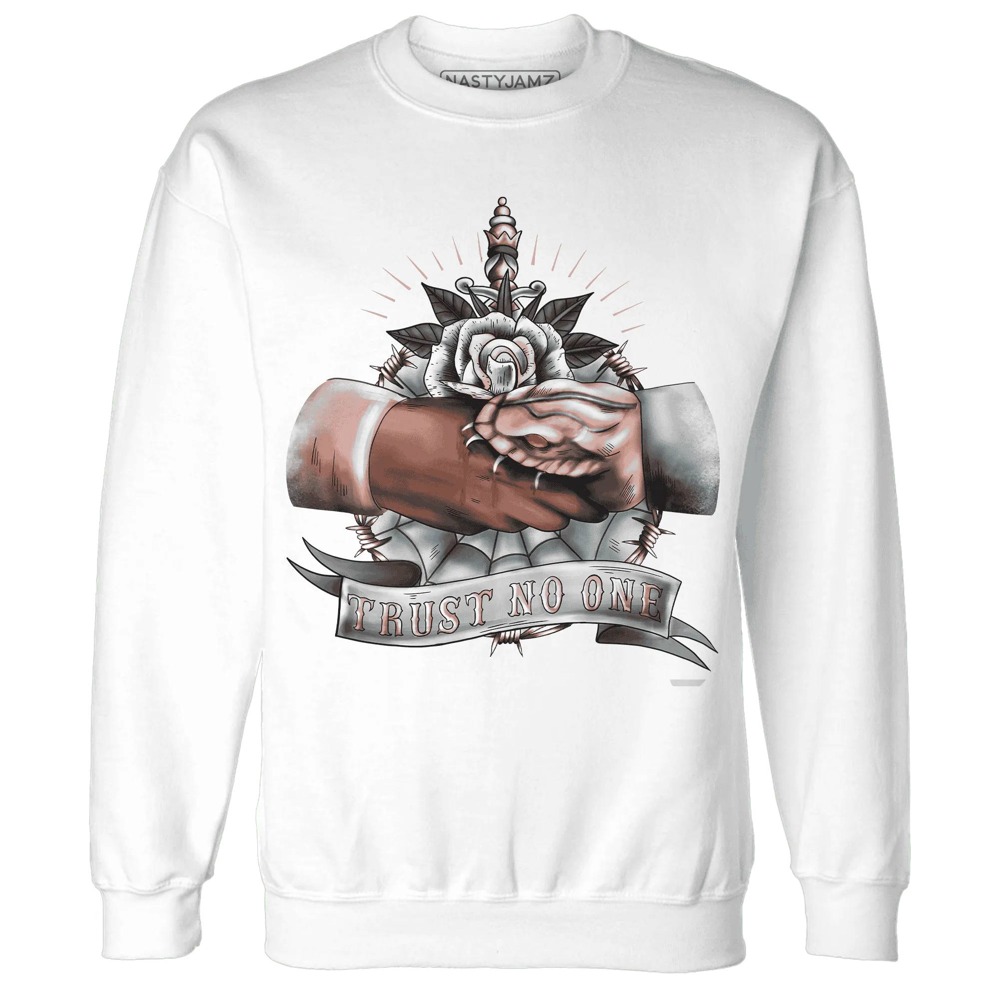 Dunk-Low-Glacier-Blue-Arctic-Orange-NastyJamz-Sweatshirt-Match-Trust-No-One-Old-School