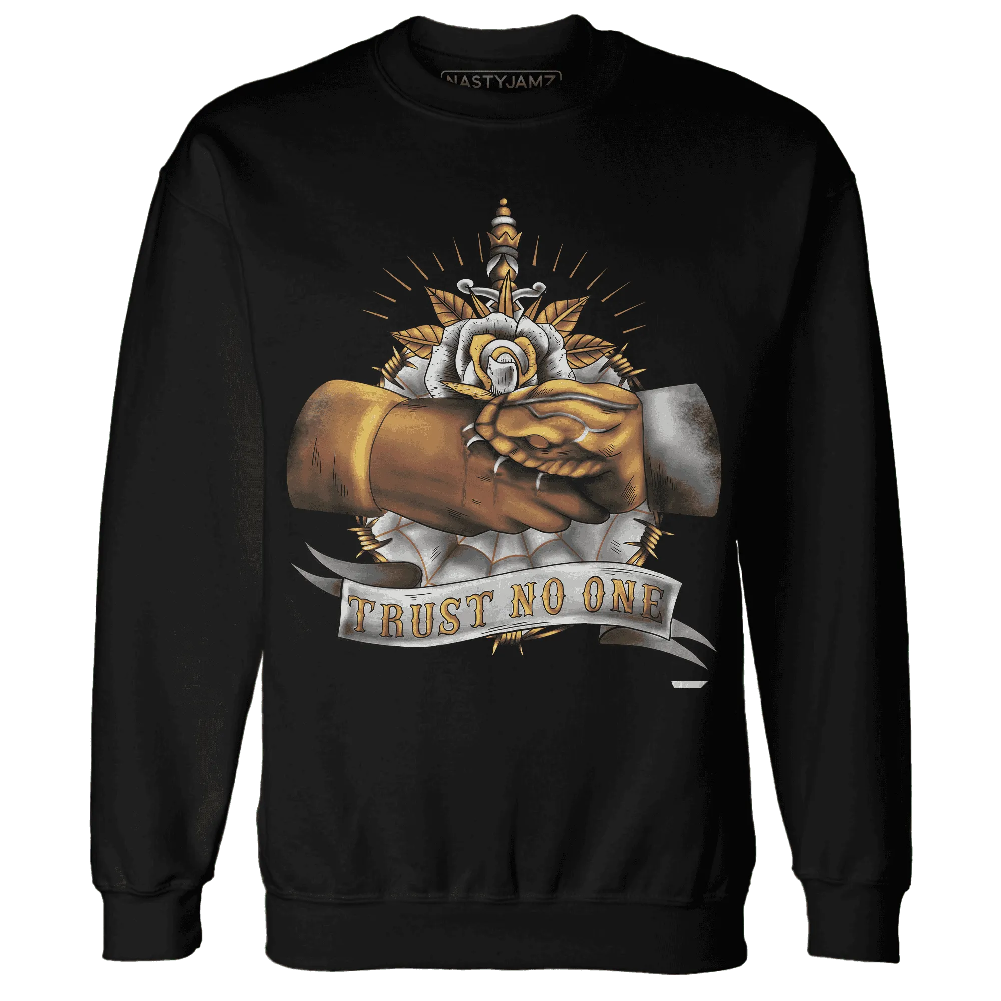 Dunk-Low-Retro-Wheat-Orange-NastyJamz-Sweatshirt-Match-Trust-No-One-Old-School