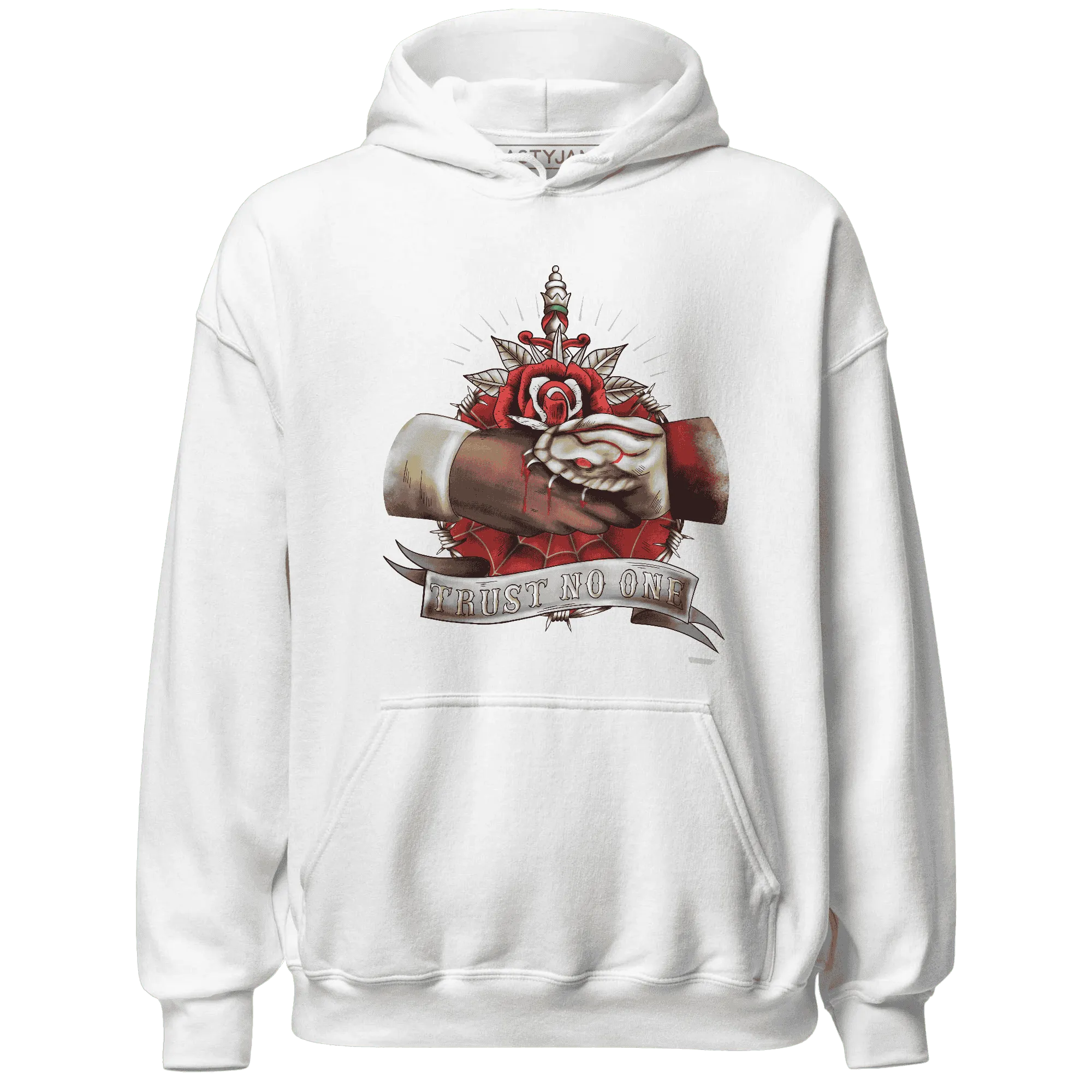 Dunk-Strawberry-Waffle-NastyJamz-Hoodie-Match-Trust-No-One-Old-School