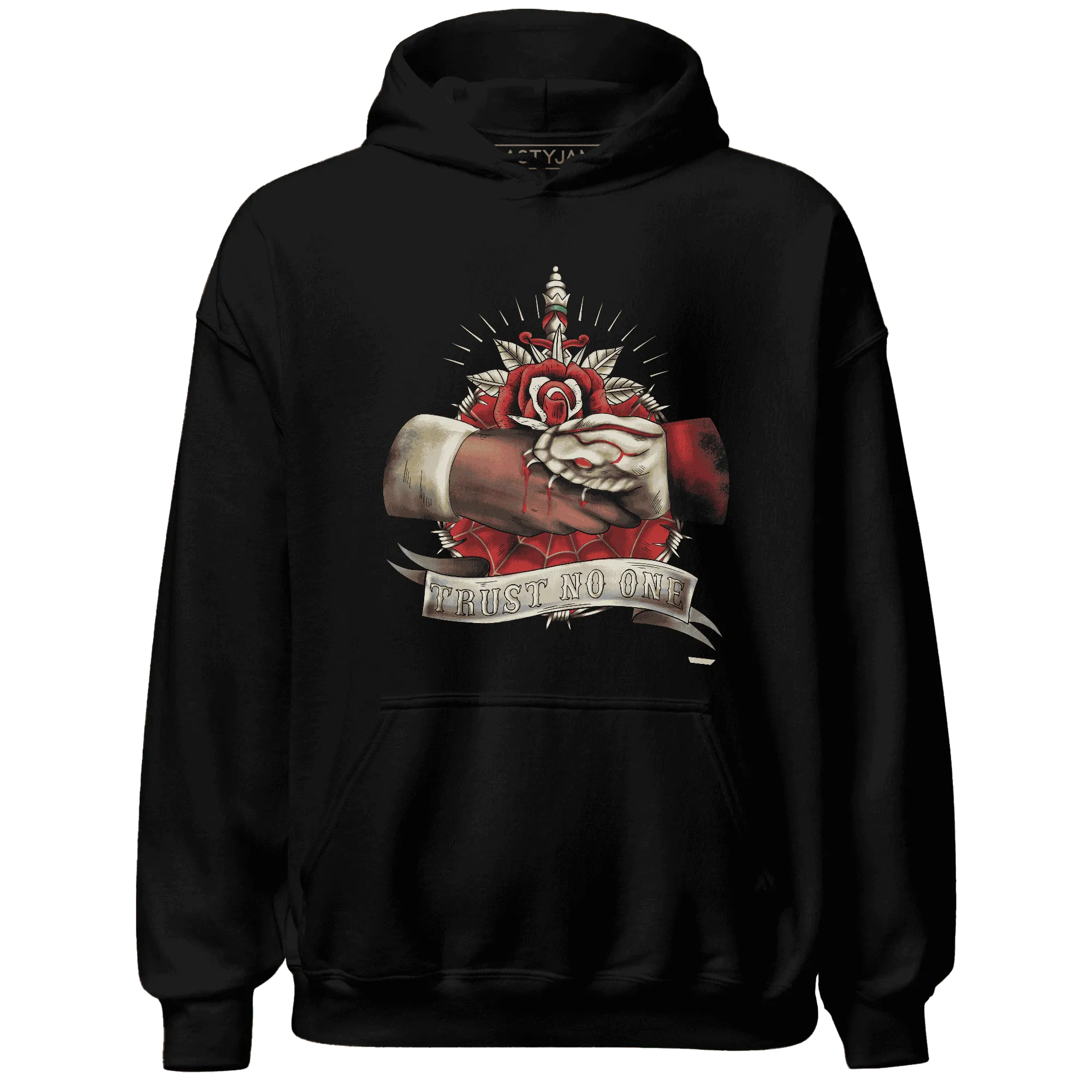 Dunk-Strawberry-Waffle-NastyJamz-Hoodie-Match-Trust-No-One-Old-School