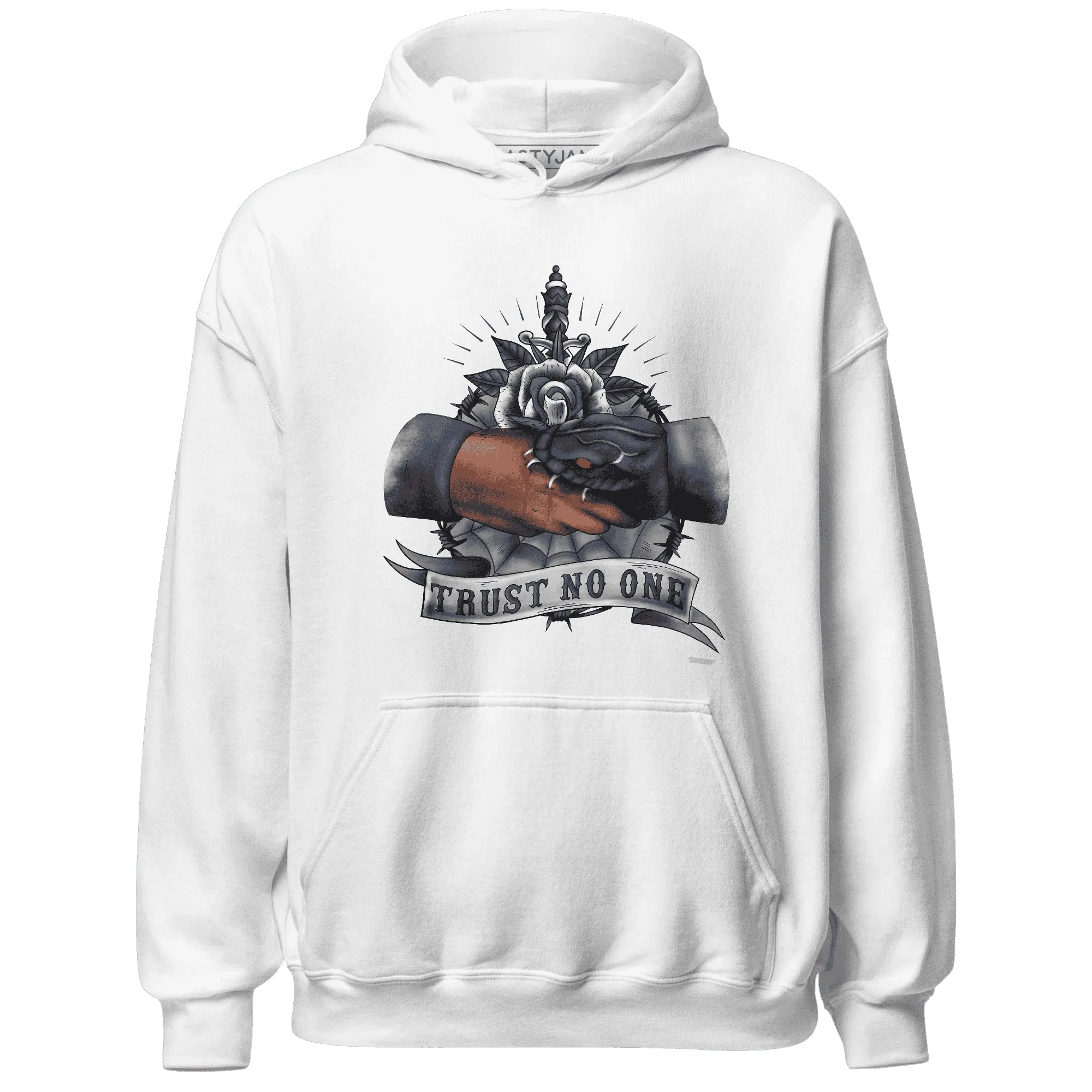 VaporMax-Plus-Midnight-Navy-White-Metallic-Silver-NastyJamz-Hoodie-Match-Trust-No-One-Old-School
