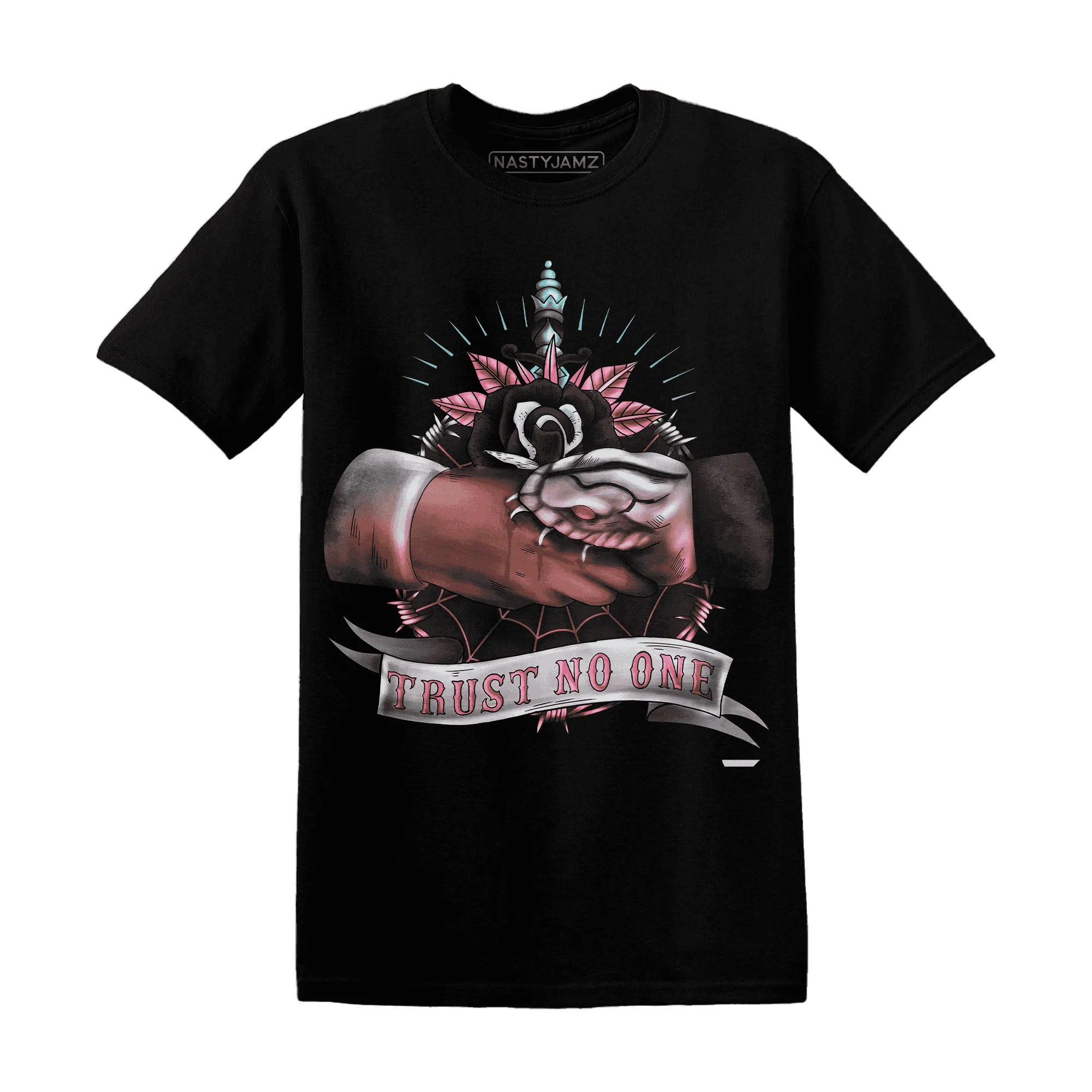 NastyJamz-VaporMax-Plus-South-Beach-T-Shirt-Match-Trust-No-One-Old-School