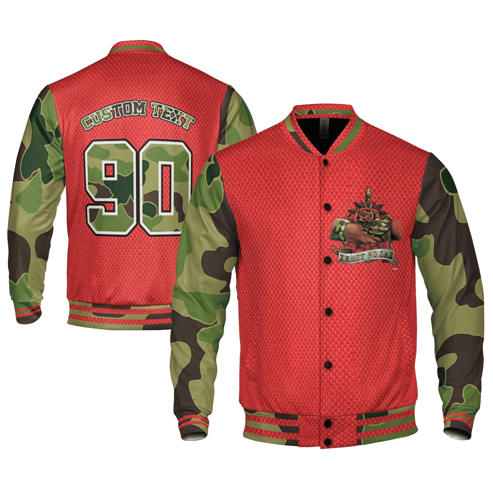 AM-90-Dark-Sage-Solar-Red-NastyJamz-Varsity-Match-Trust-No-One-Old-School