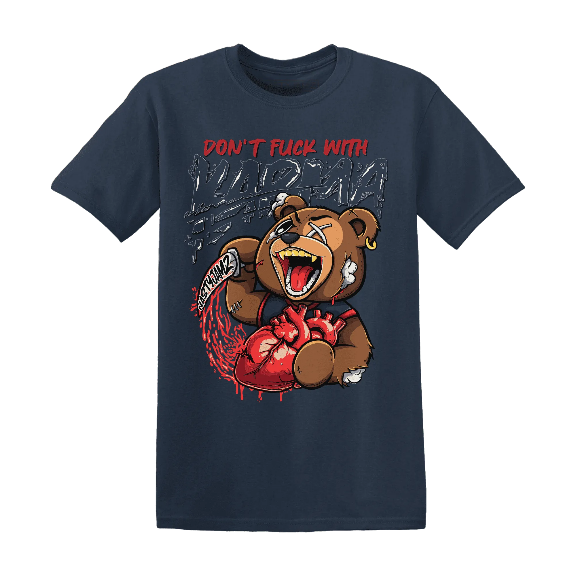 White-Navy-6s-T-Shirt-Match-Turn-The-Tables-BER