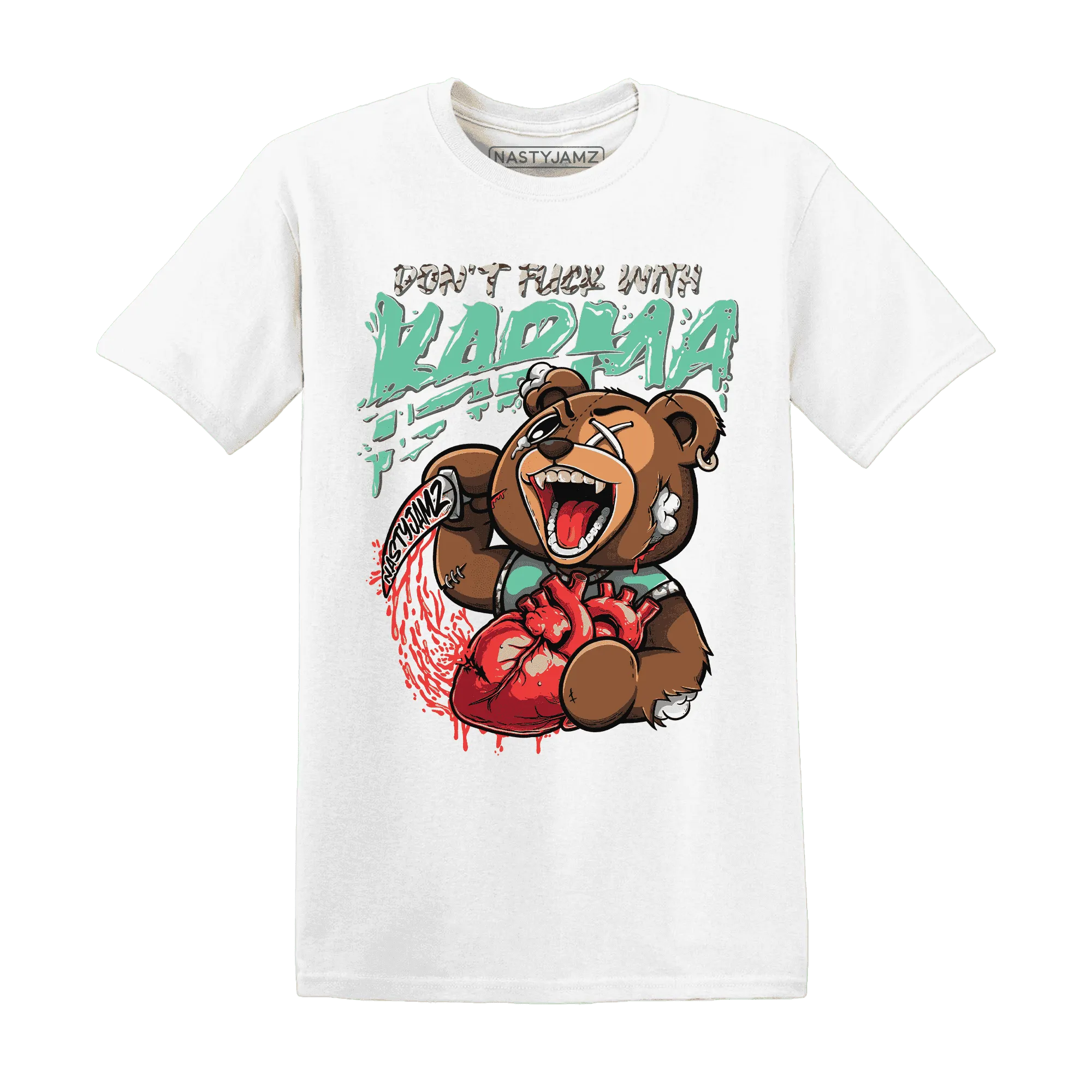 Green-Glow-3s-T-Shirt-Match-Turn-The-Tables-BER