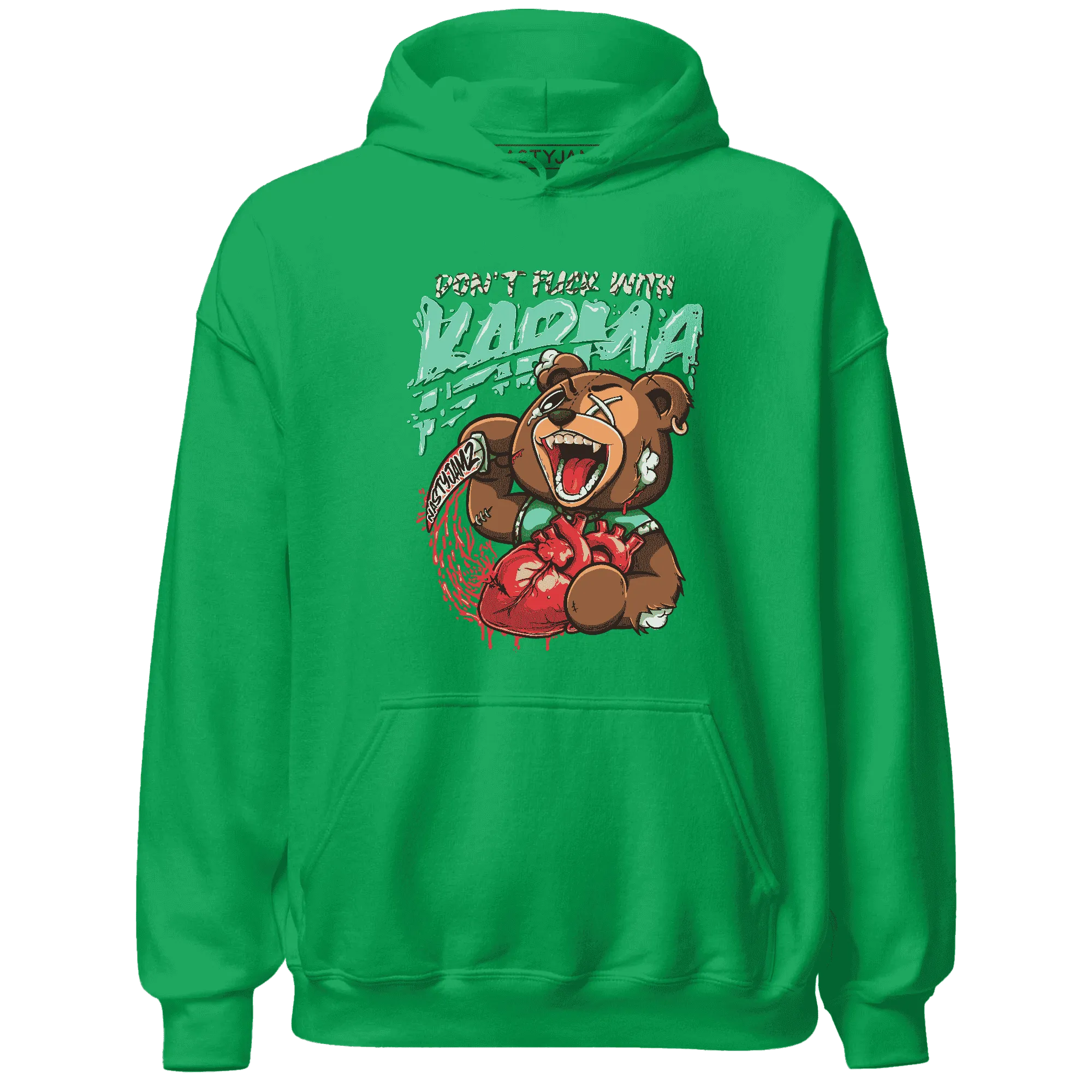 Green-Glow-3s-Hoodie-Match-Turn-The-Tables-BER