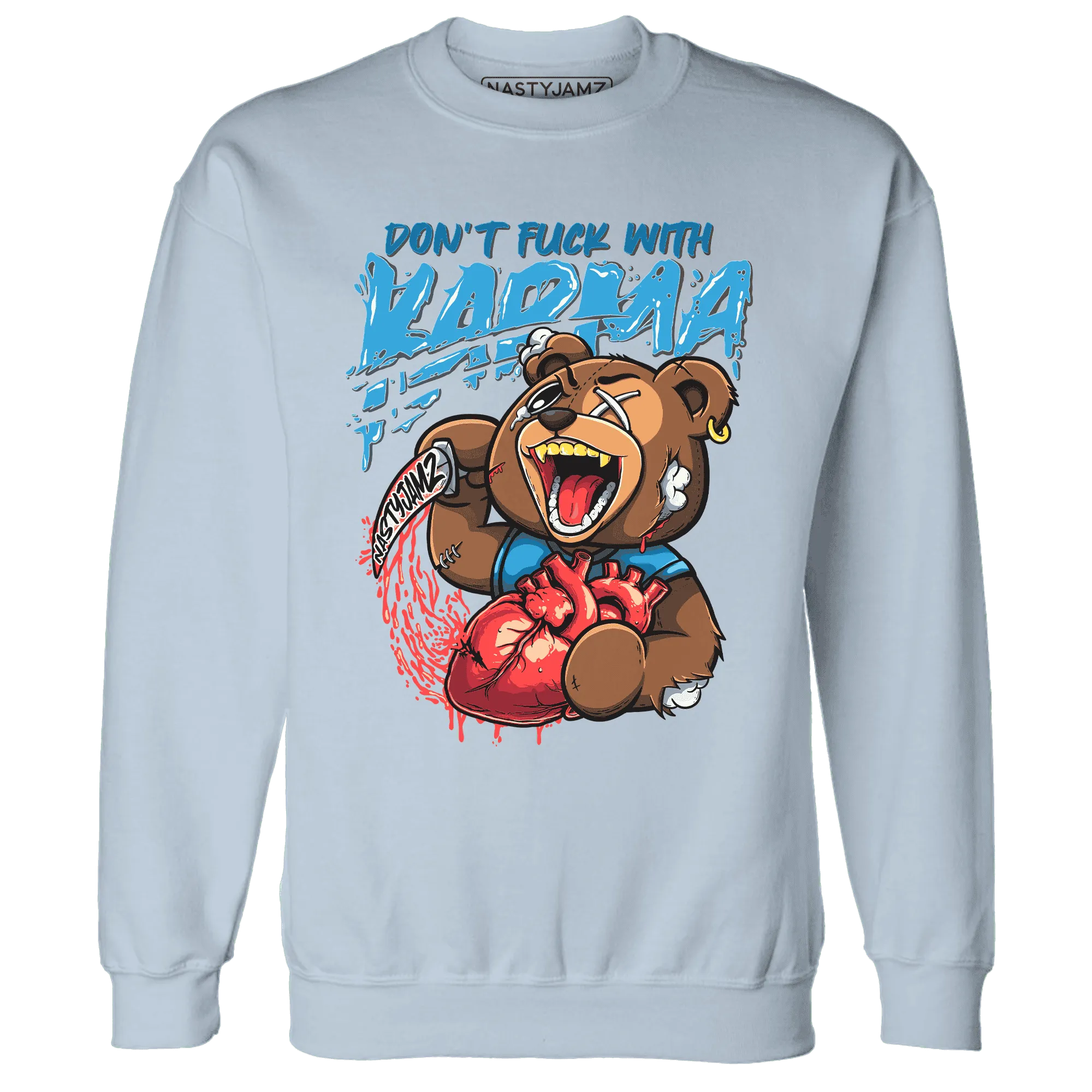 Powder-Blue-9s-Sweatshirt-Match-Turn-The-Tables-BER