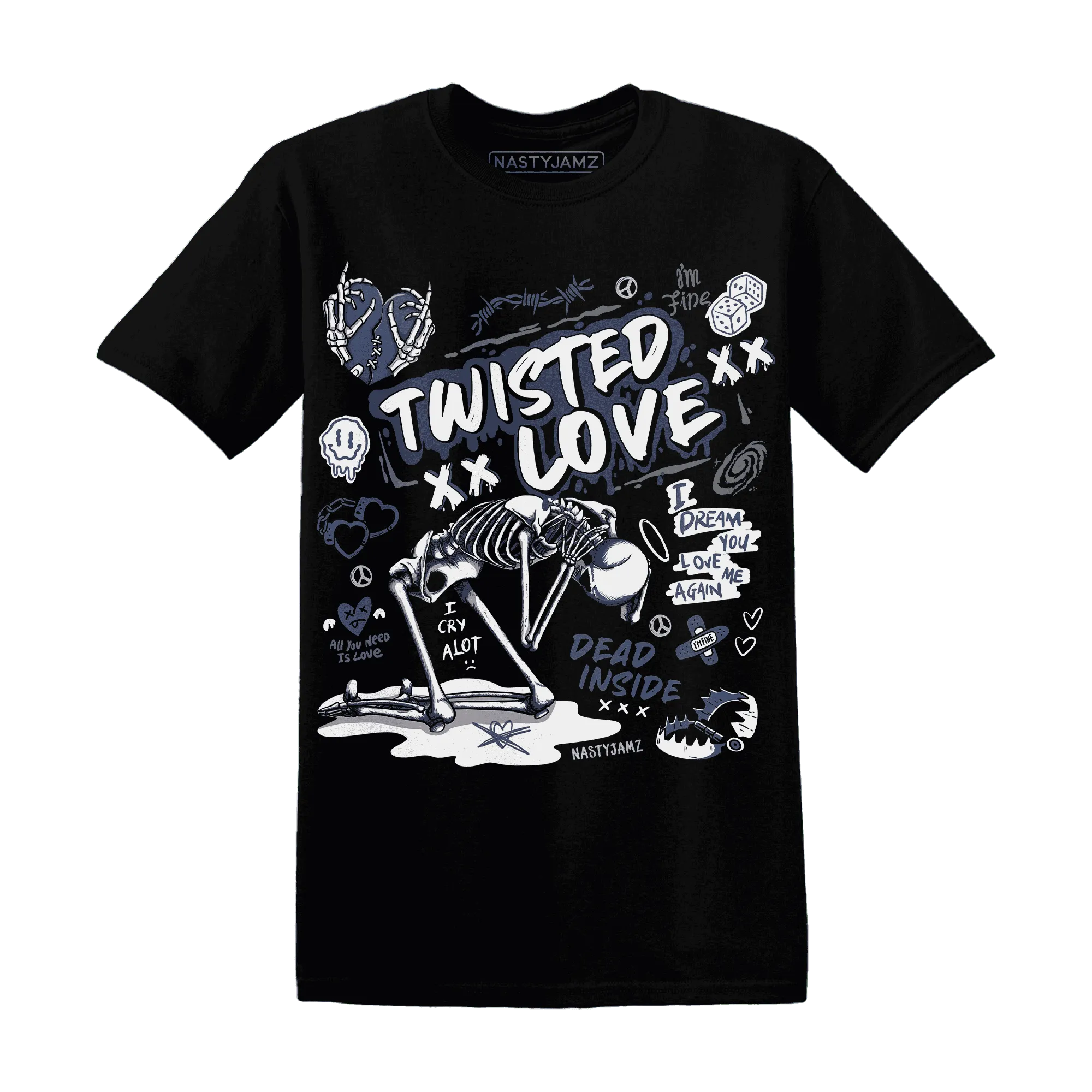 NastyJamz-Low-Diffused-Blue-11s-T-Shirt-Match-Twisted-Love