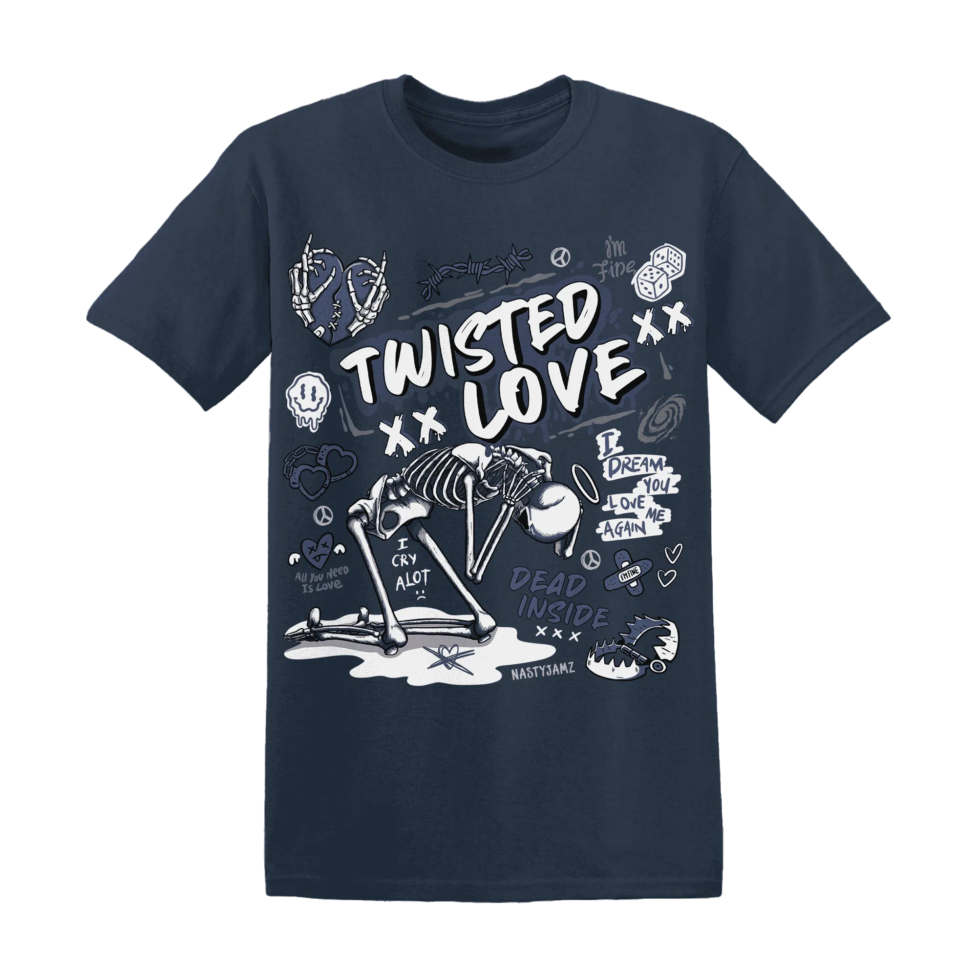 NastyJamz-Low-Diffused-Blue-11s-T-Shirt-Match-Twisted-Love