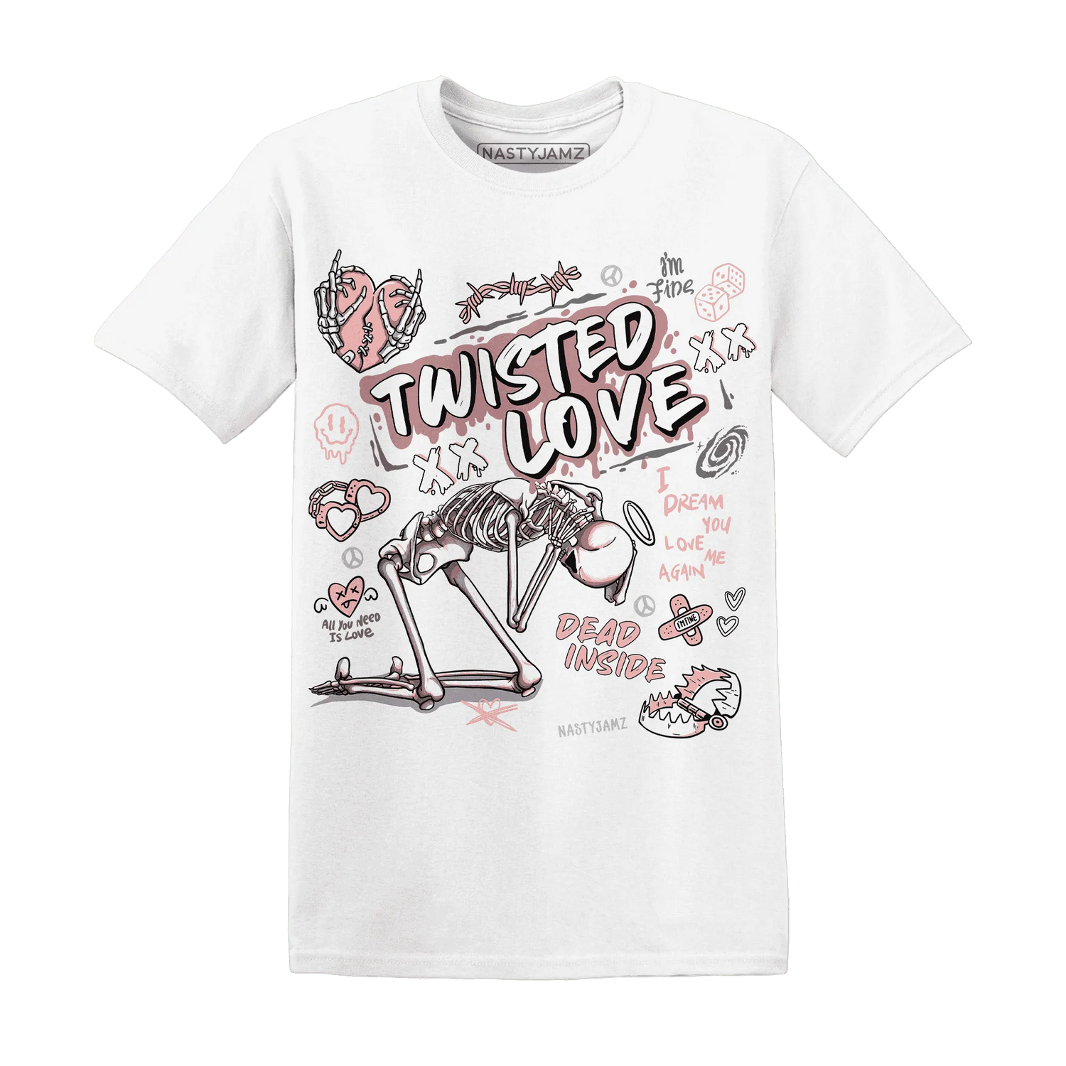 NastyJamz-Low-Legend-Pink-11s-T-Shirt-Match-Twisted-Love