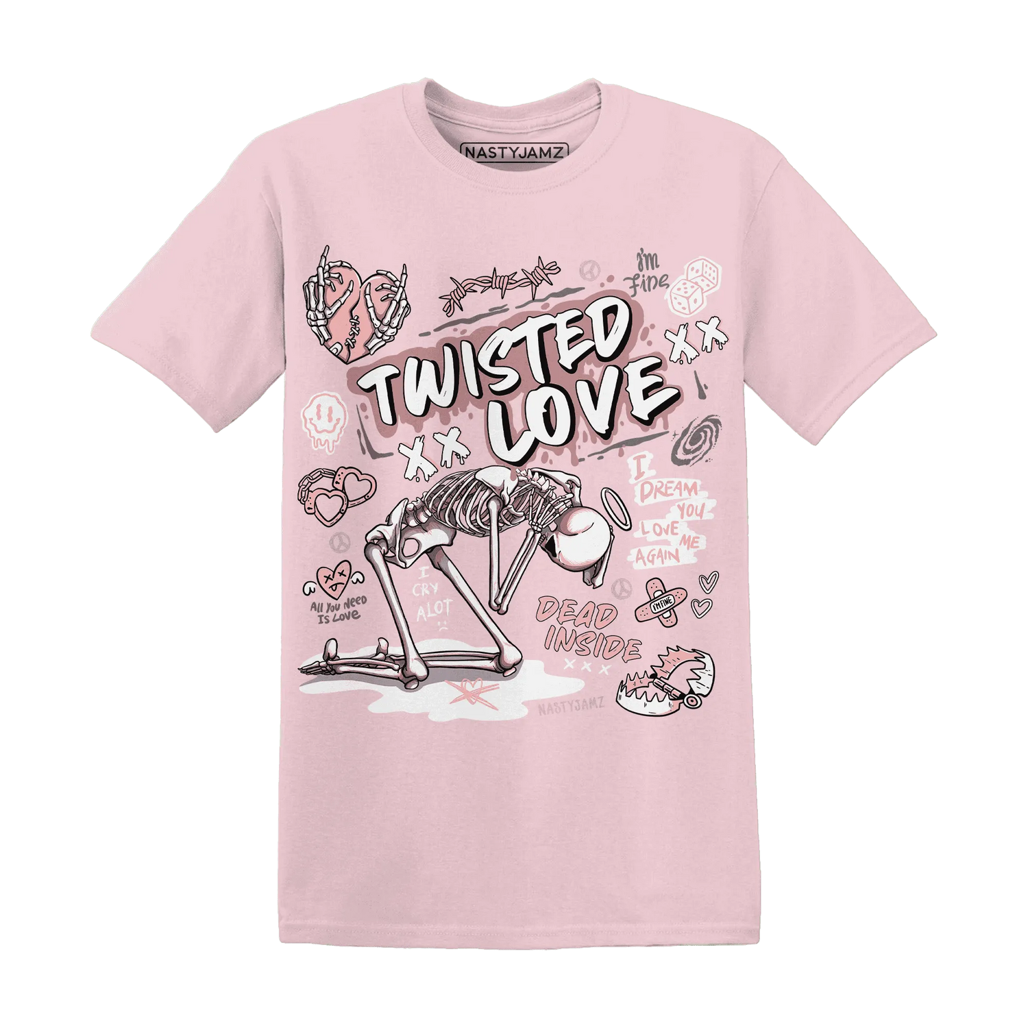 NastyJamz-Low-Legend-Pink-11s-T-Shirt-Match-Twisted-Love