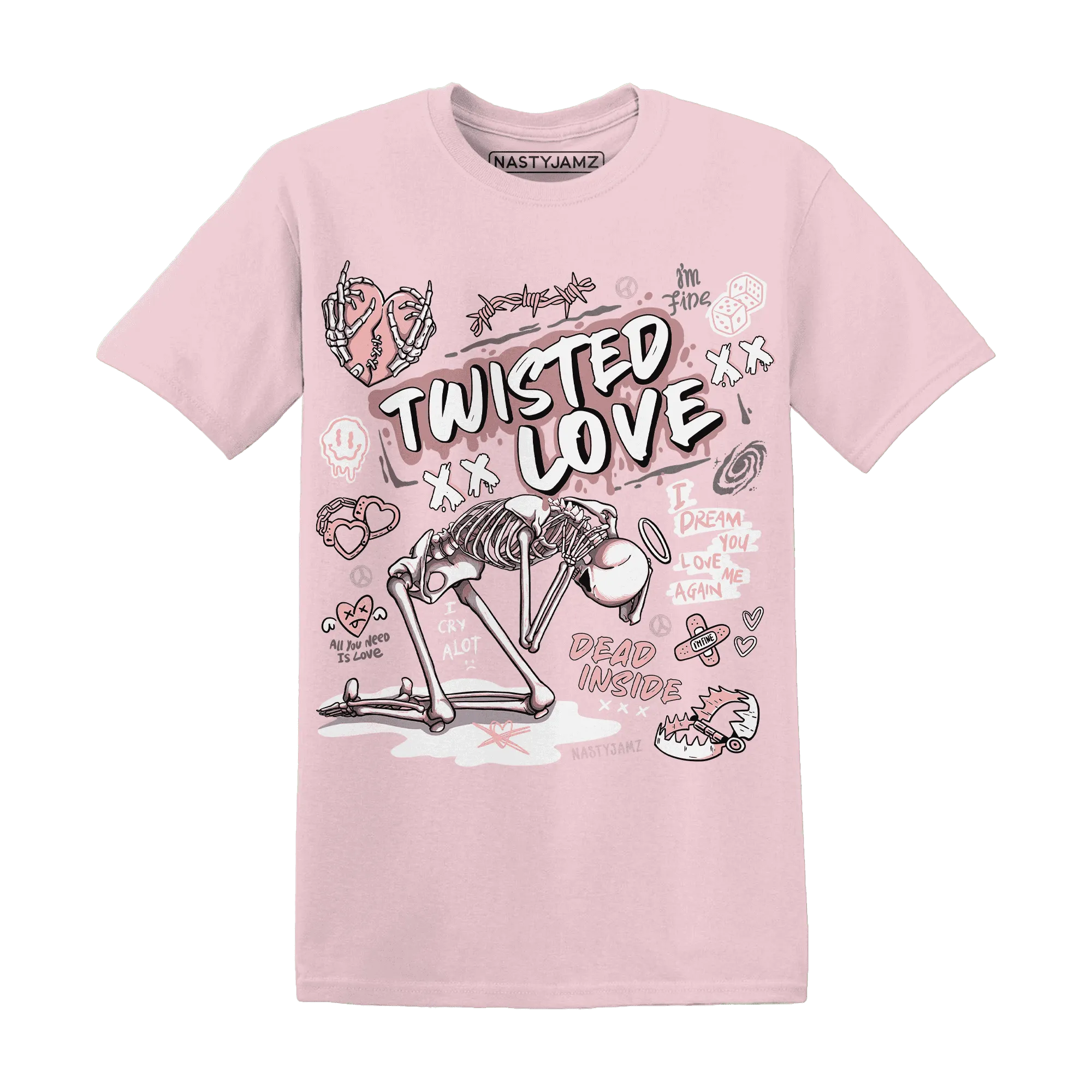 NastyJamz-Low-Legend-Pink-11s-T-Shirt-Match-Twisted-Love