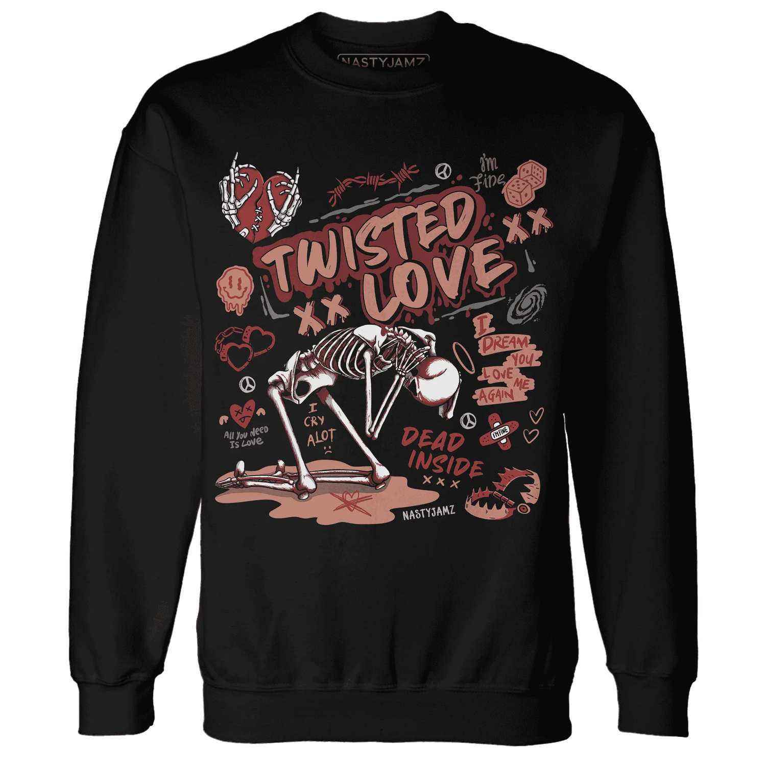 Dune-Red-13s-NastyJamz-Sweatshirt-Match-Twisted-Love