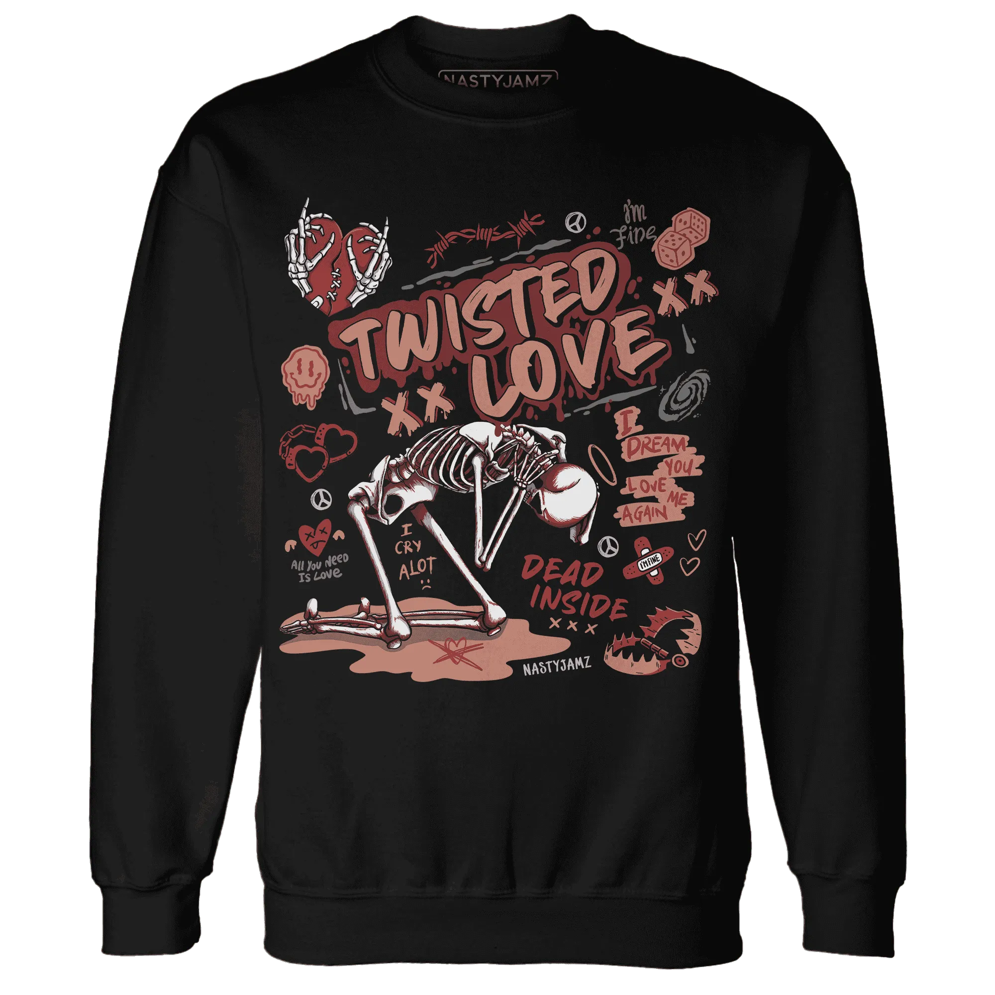 Dune-Red-13s-NastyJamz-Sweatshirt-Match-Twisted-Love