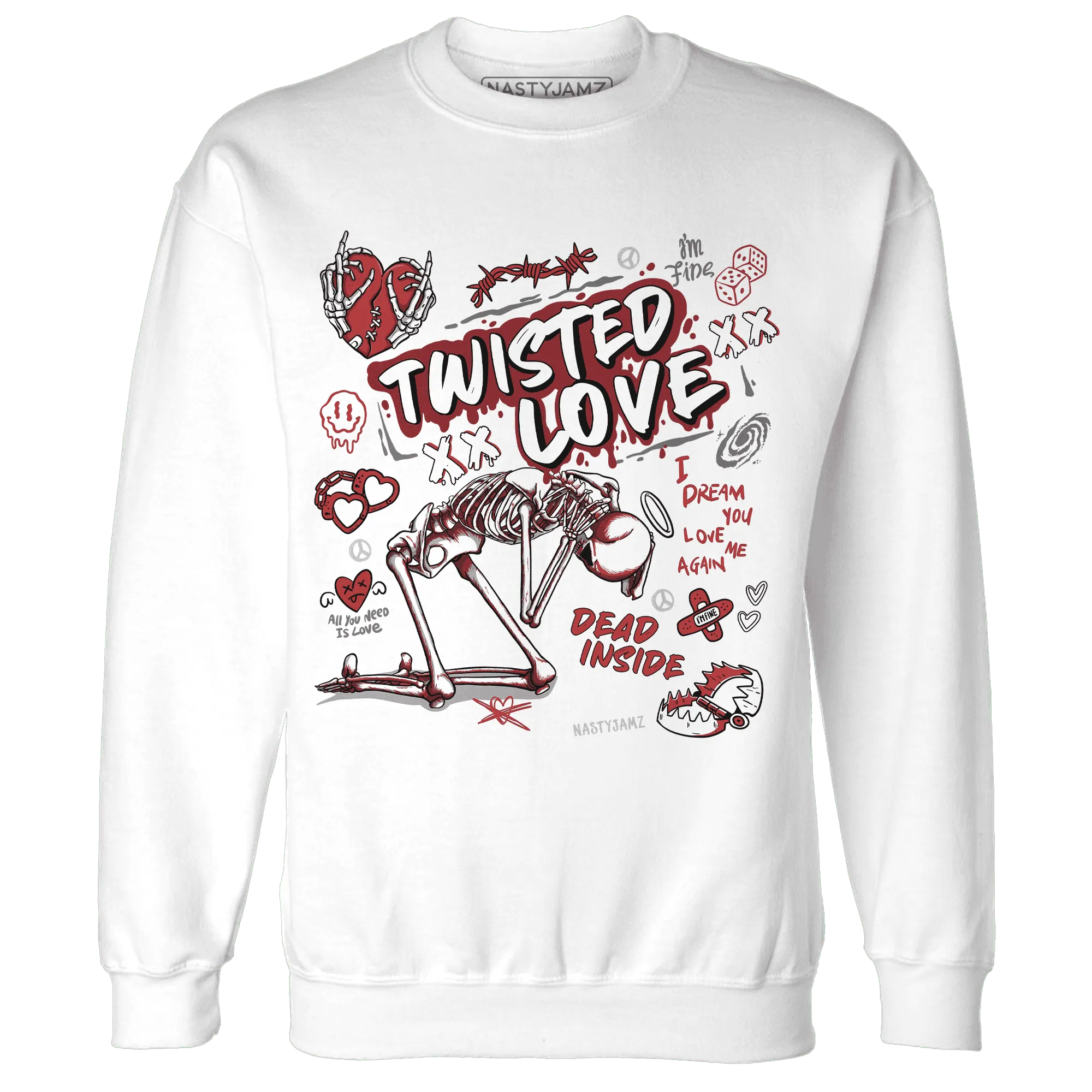 Black-Toe-Reimagined-Red-White-1s-Sweatshirt-Match-Twisted-Love