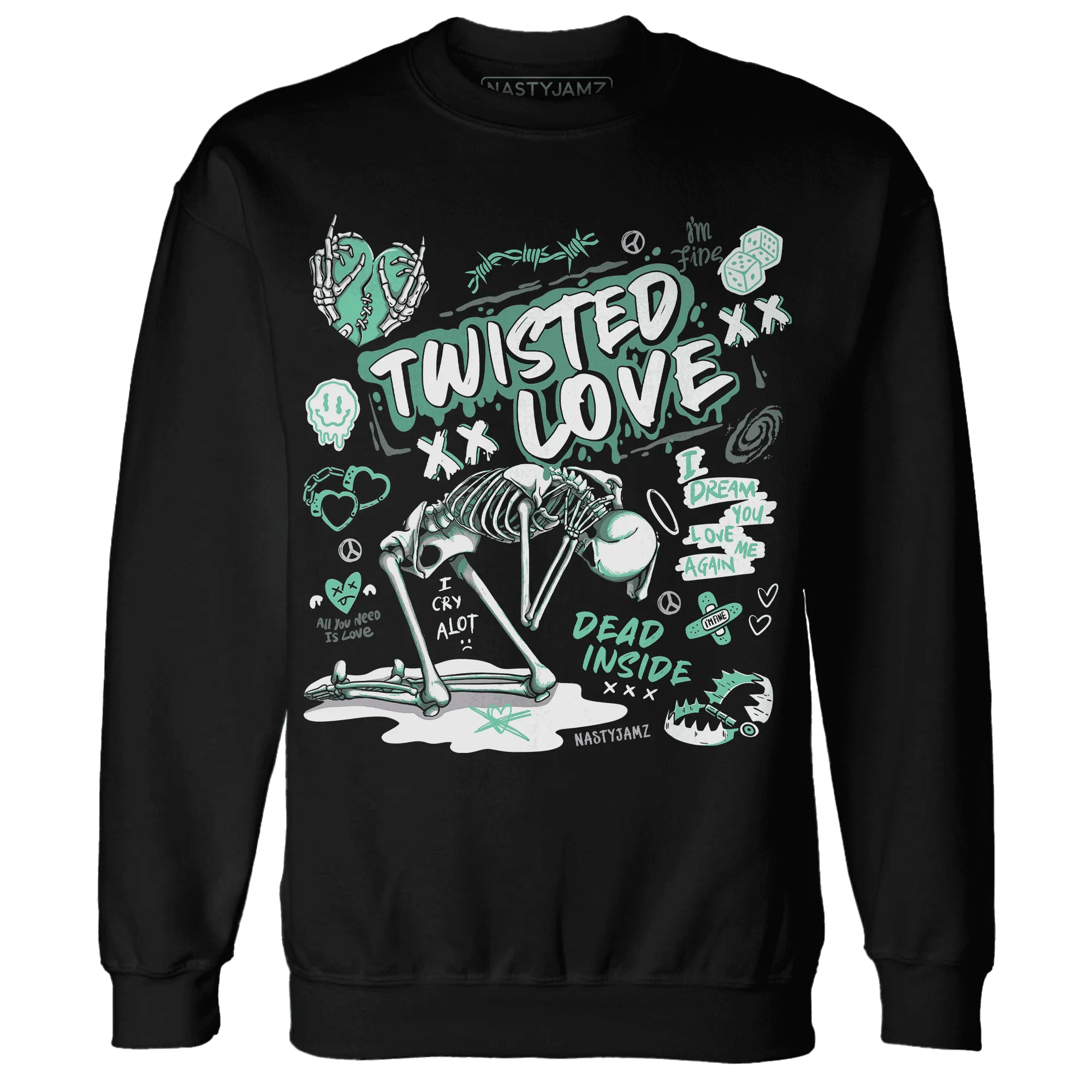 NastyJamz-High-OG-Green-Glow-1s-Sweatshirt-Match-Twisted-Love
