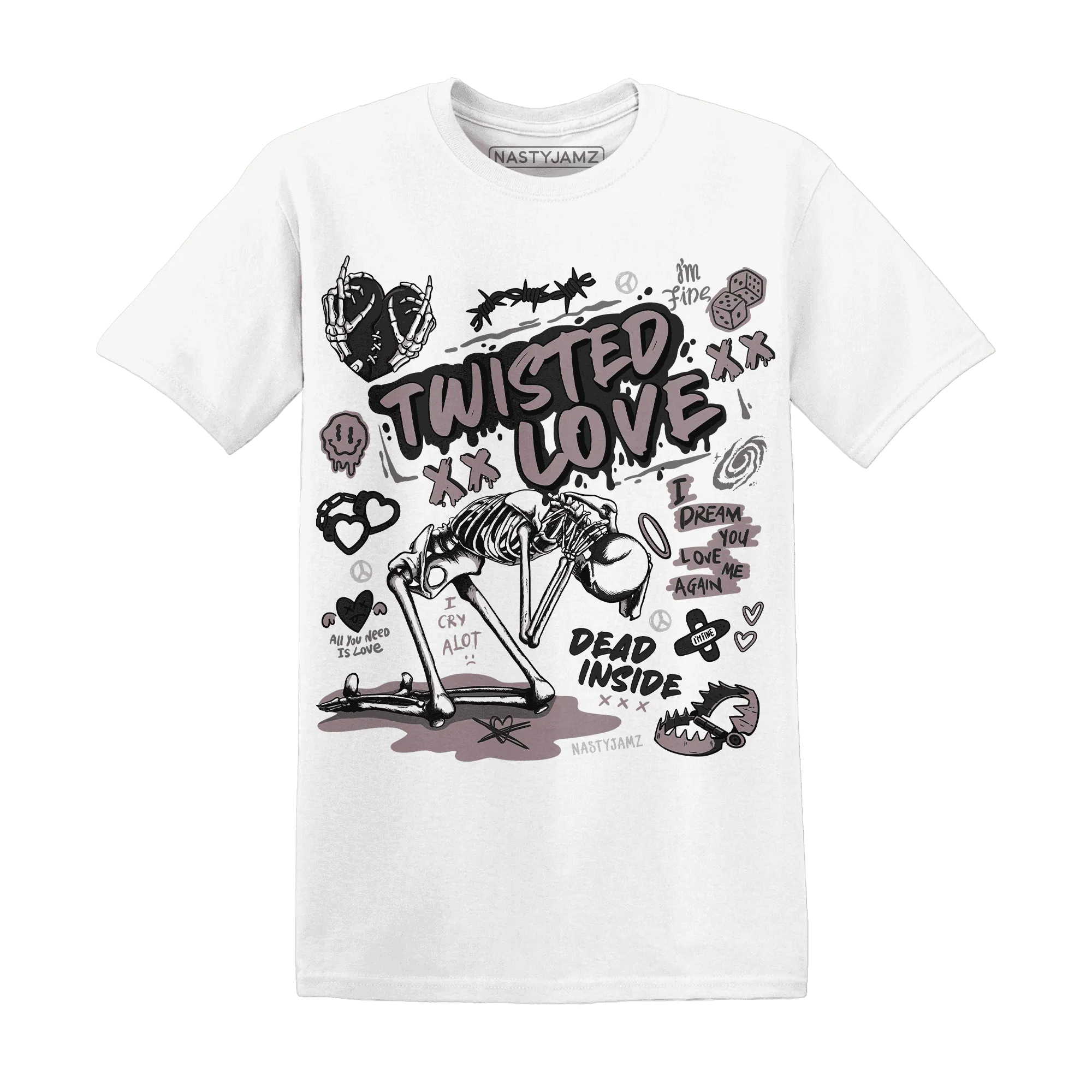 NastyJamz-Black-Violet-Ore-3s-T-Shirt-Match-Twisted-Love