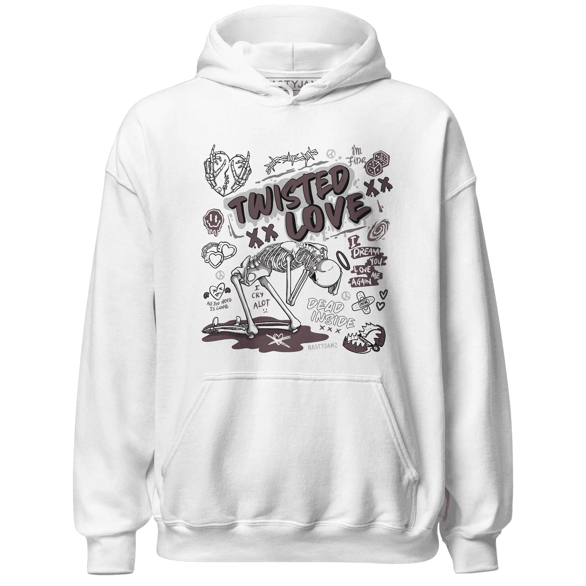 NastyJamz-Burgundy-Crush-3s-Hoodie-Match-Twisted-Love