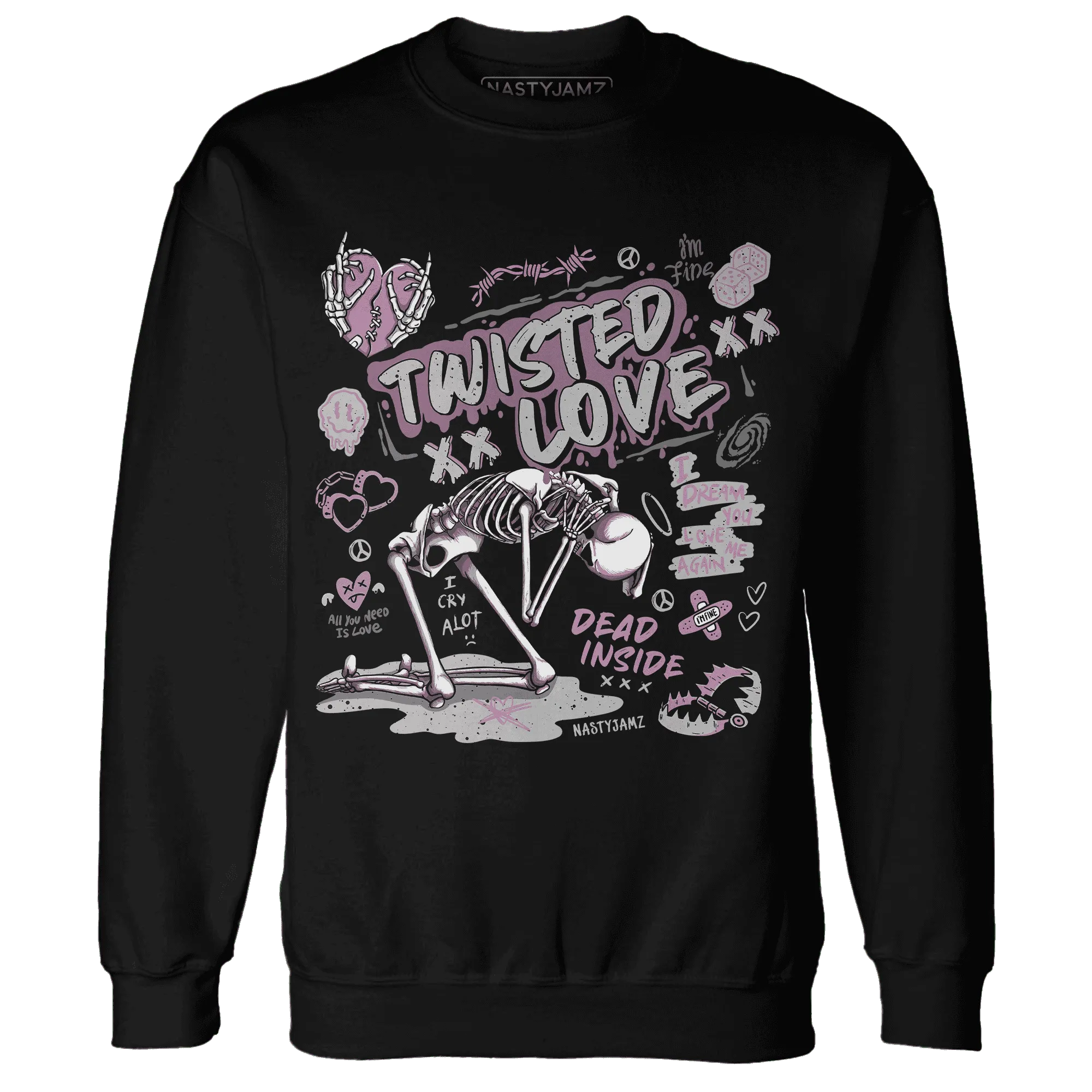 Orchid-Neutral-Grey-Black-White-4s-Sweatshirt-Match-Twisted-Love