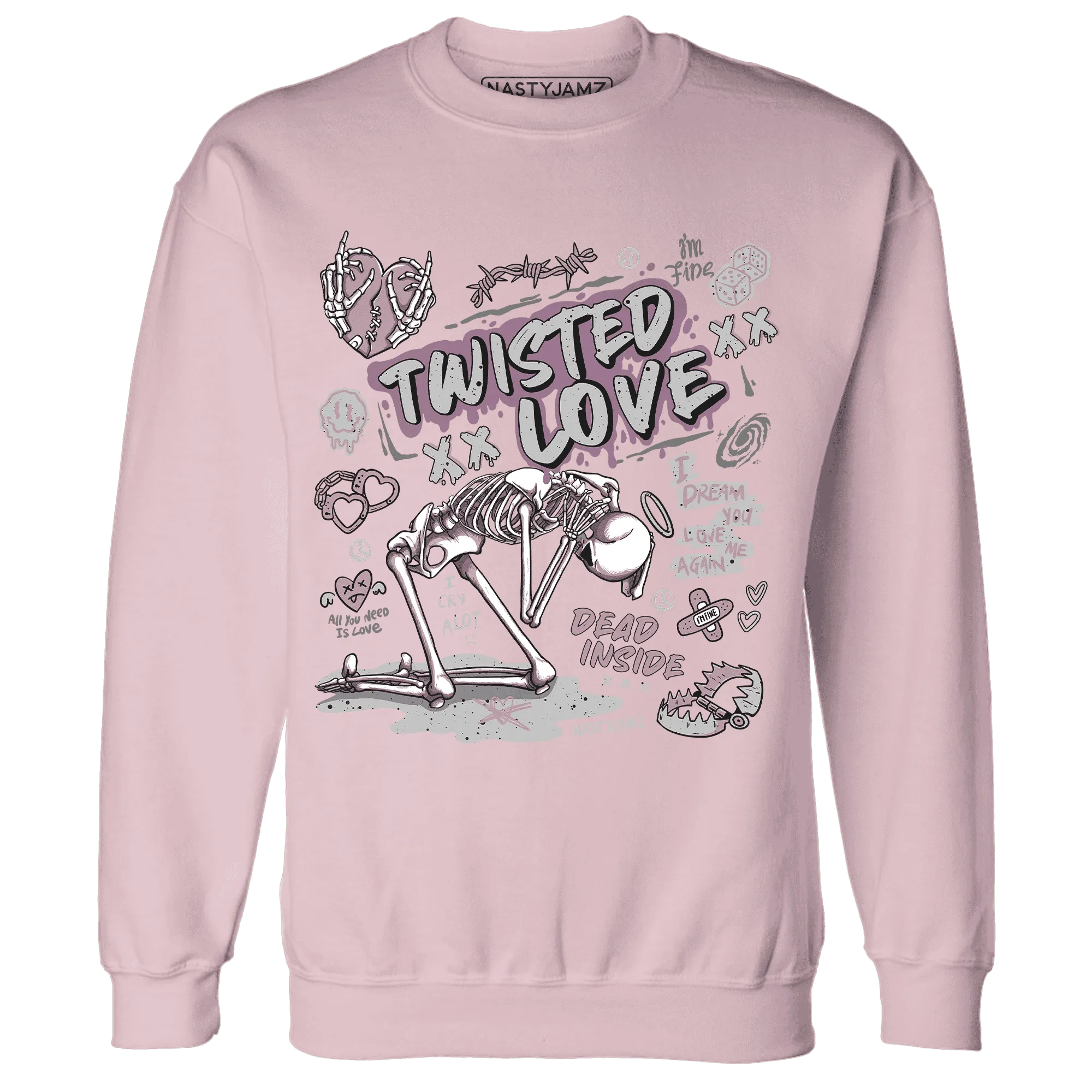 Orchid-Neutral-Grey-Black-White-4s-Sweatshirt-Match-Twisted-Love