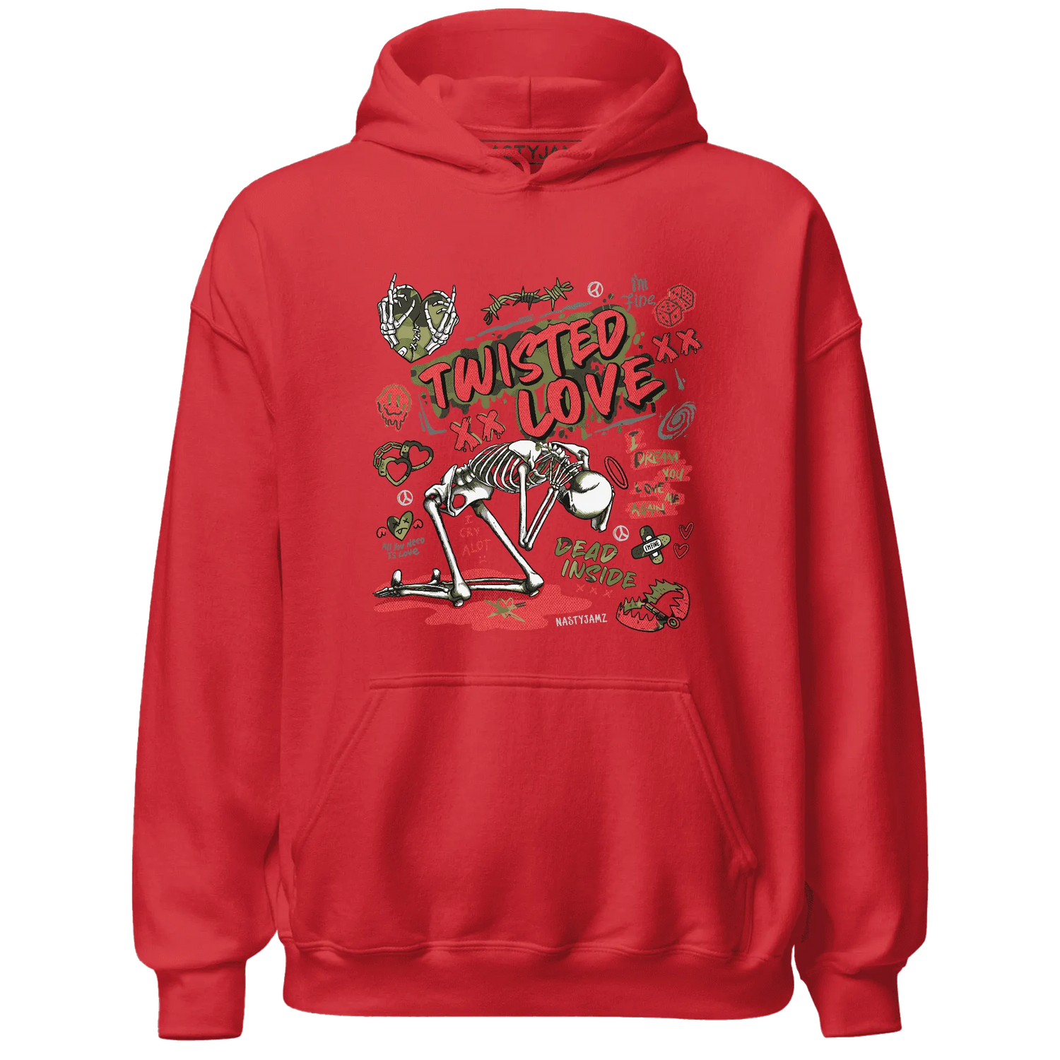 AM-90-Dark-Sage-Solar-Red-Hoodie-Match-Twisted-Love