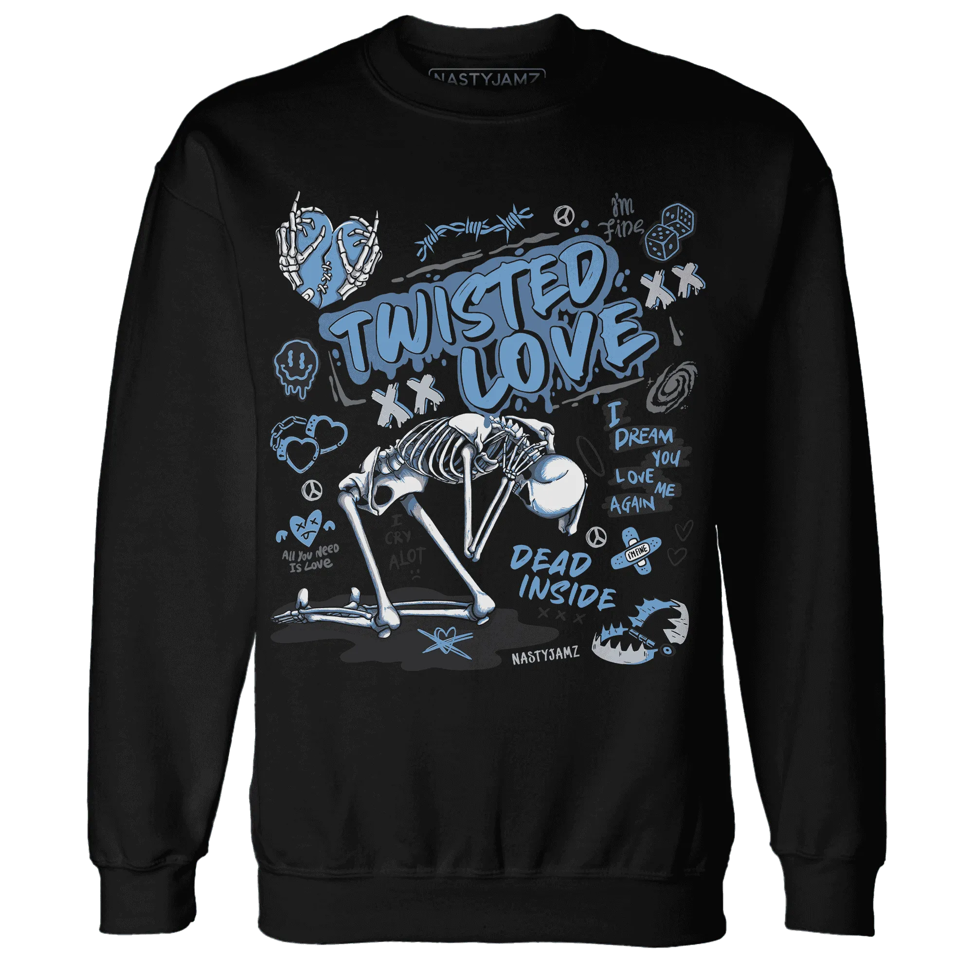 NastyJamz-AM-Plus-Black-Univercitii-Blue-Sweatshirt-Match-Twisted-Love
