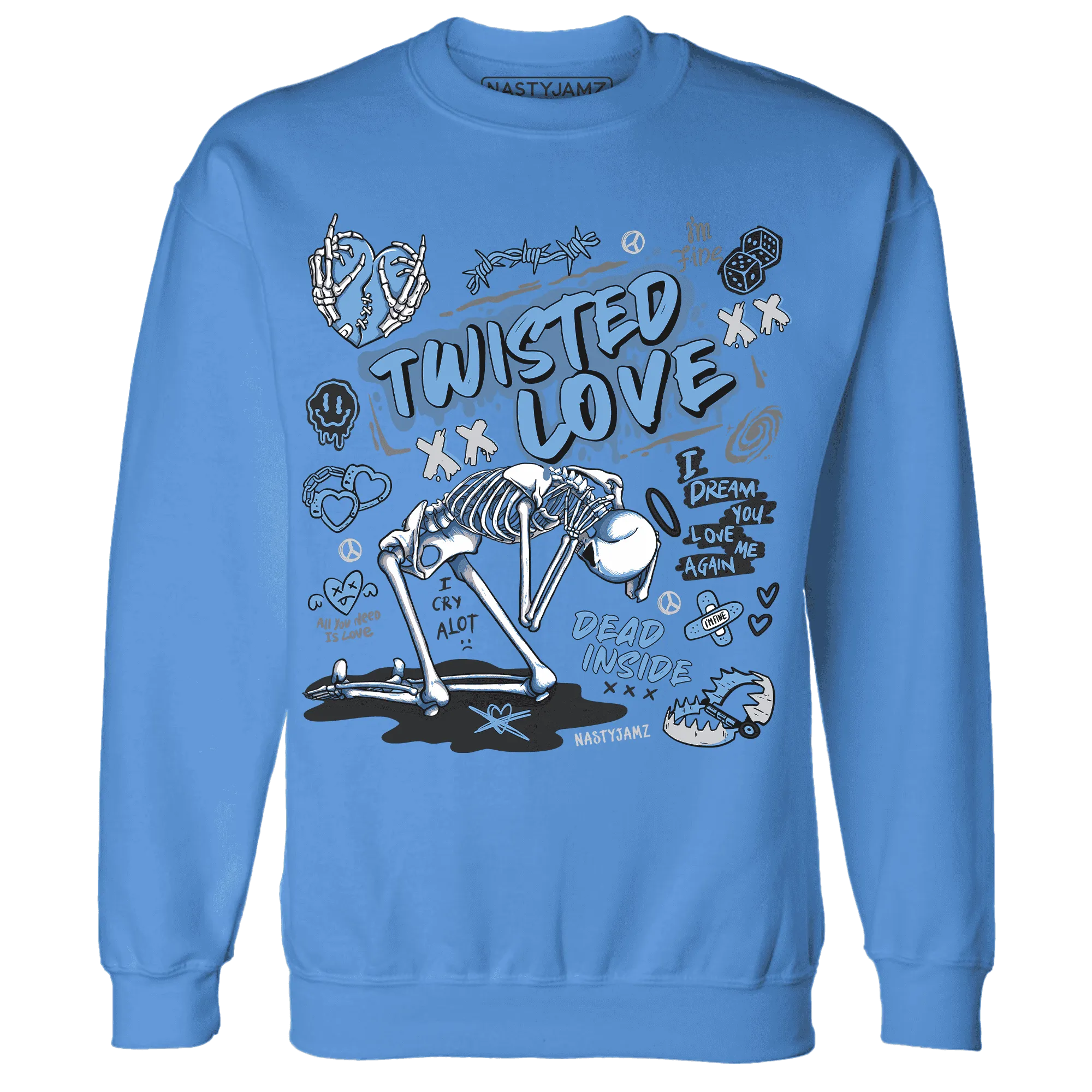NastyJamz-AM-Plus-Black-Univercitii-Blue-Sweatshirt-Match-Twisted-Love
