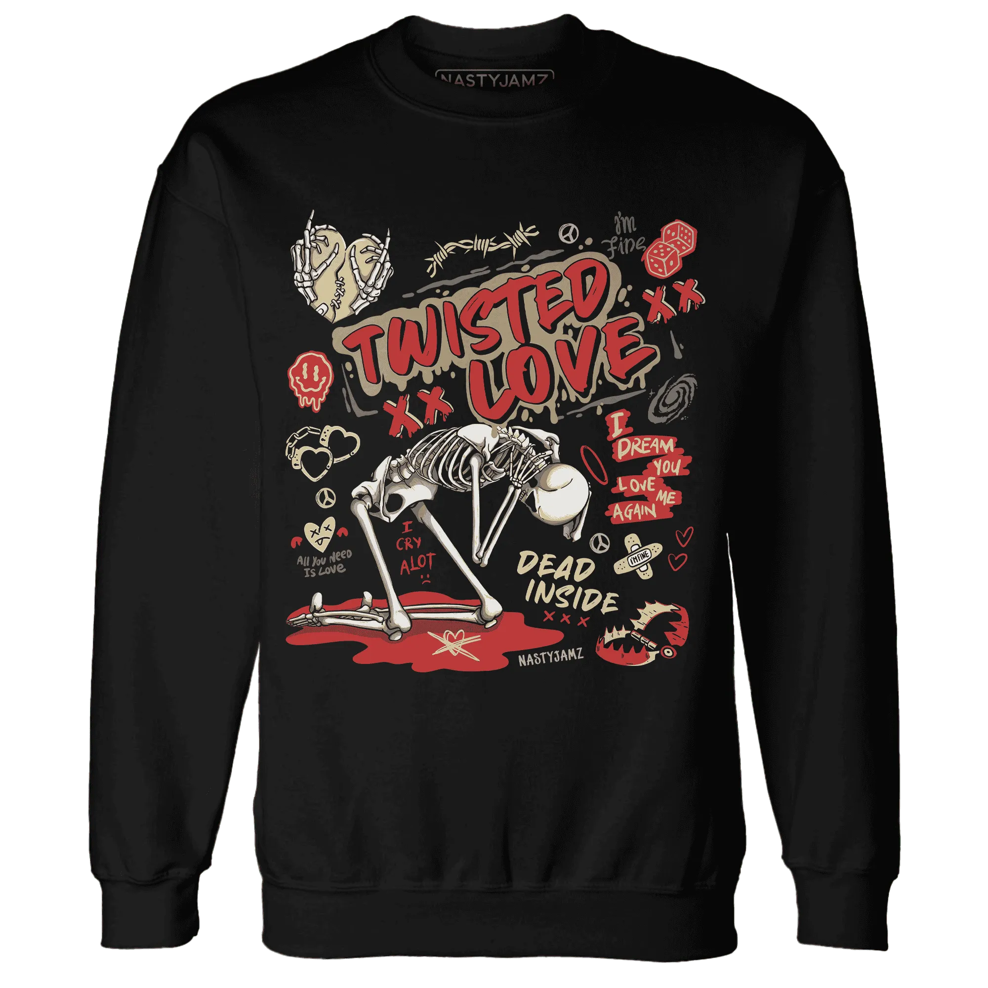 Dunk-Strawberry-Waffle-Sweatshirt-Match-Twisted-Love