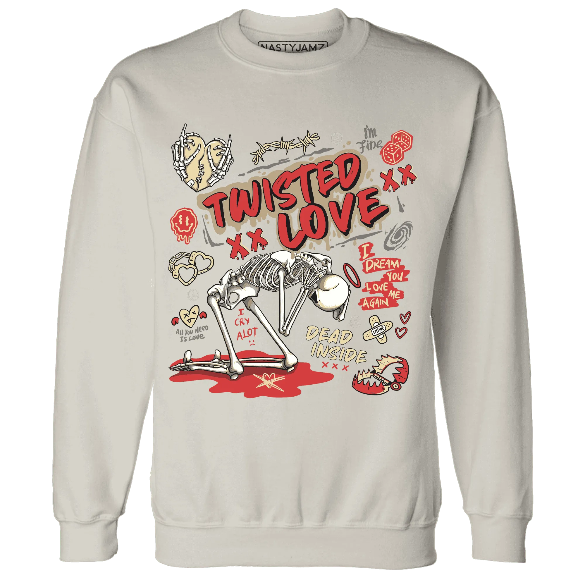 Dunk-Strawberry-Waffle-Sweatshirt-Match-Twisted-Love