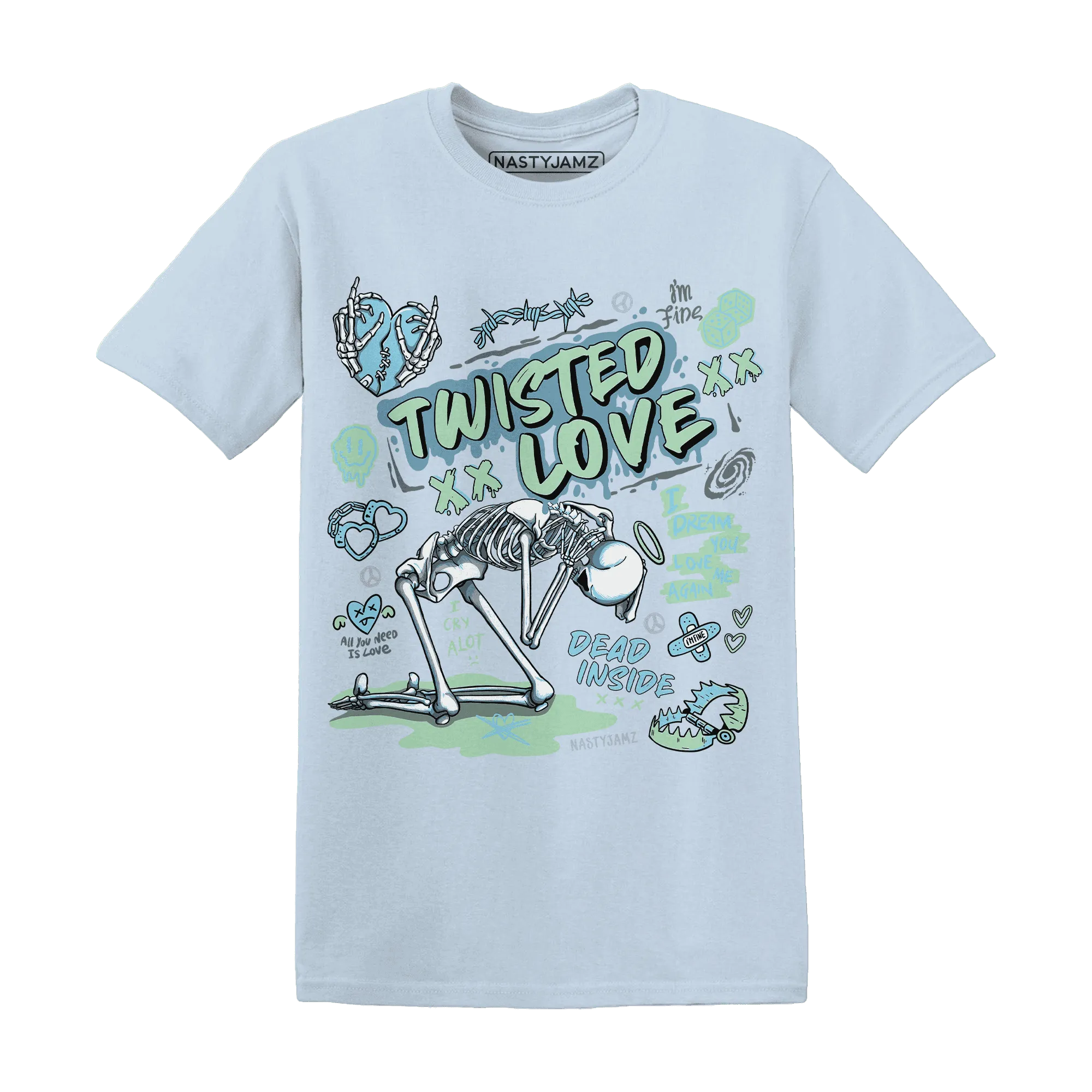 Dunk-Verdy-Visty-Blue-Gaze-Light-Arctic-T-Shirt-Match-Twisted-Love